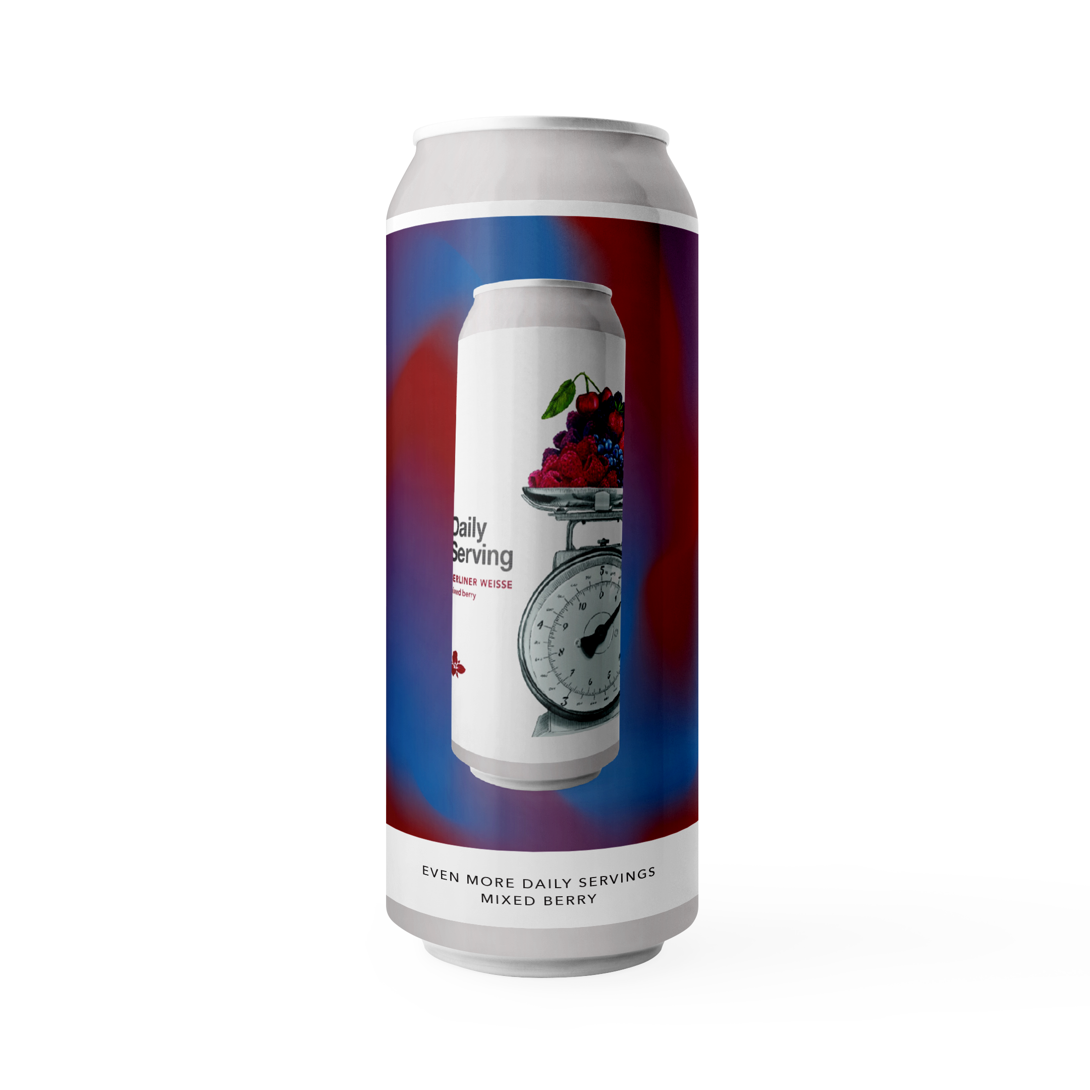 even more daily servings mixed berry mockup