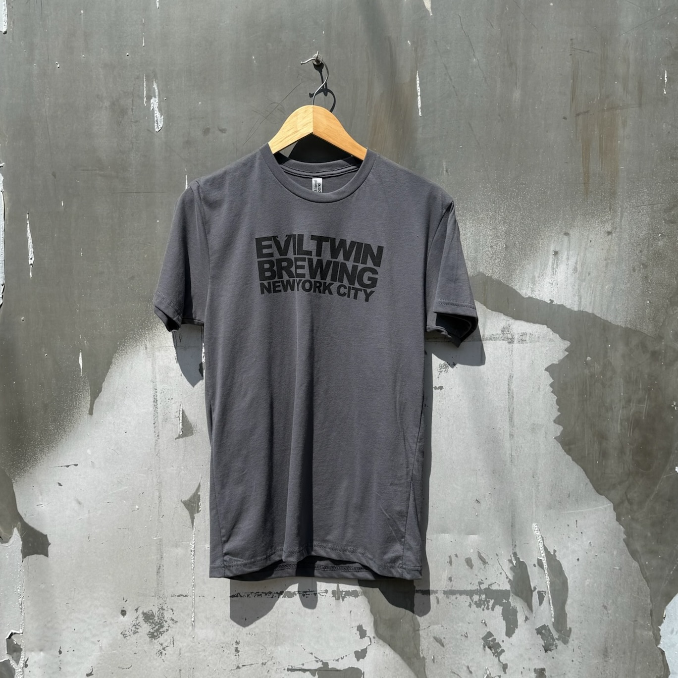 grey logo t-shirt
