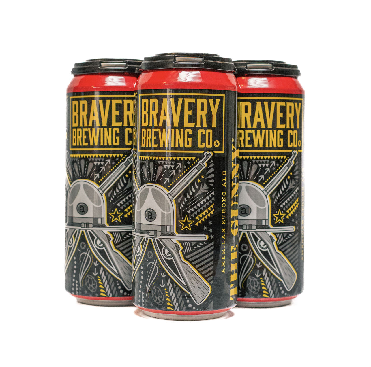 Cans of The Gunny American Strong Ale 4-pack