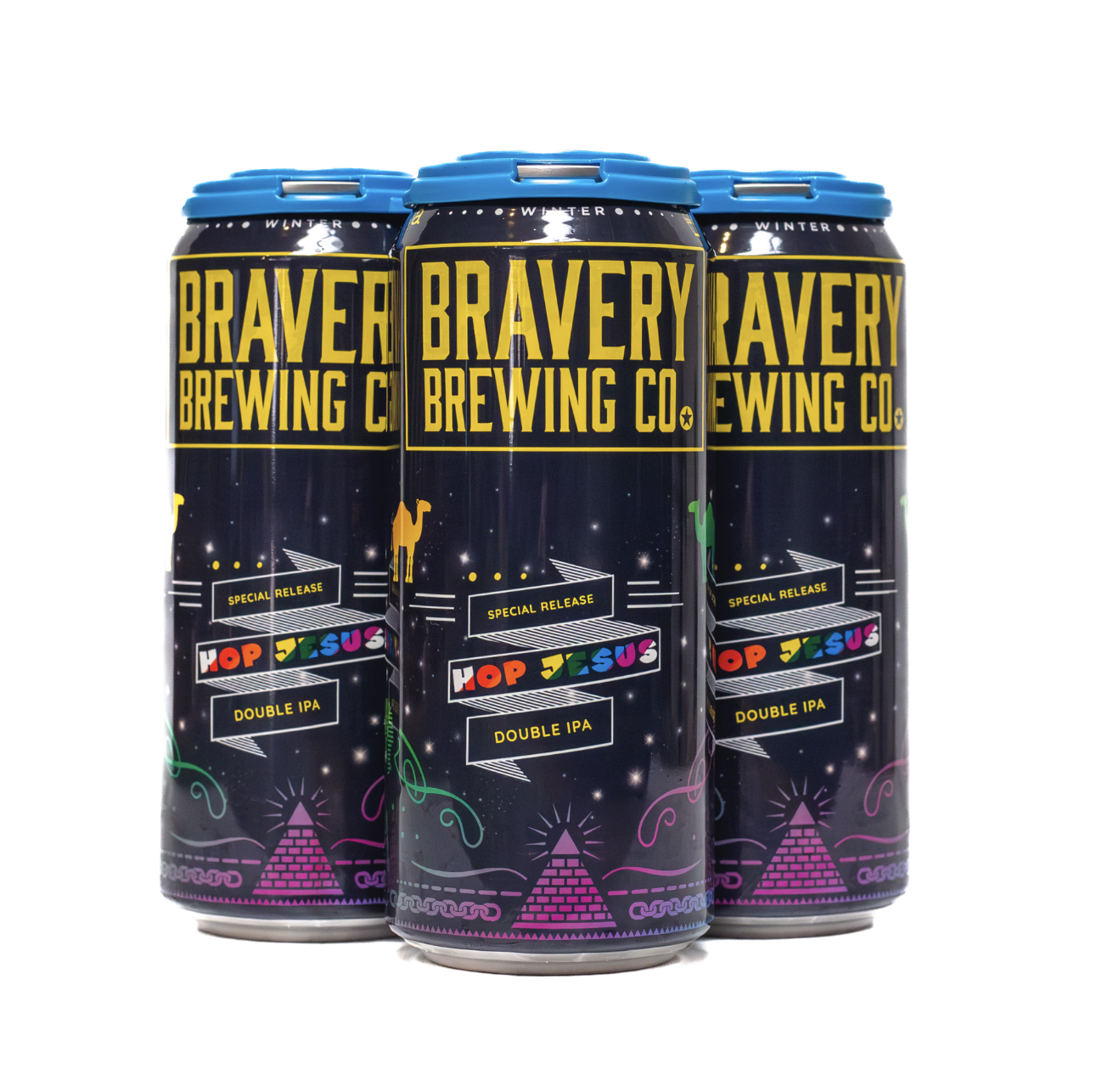 cans of Hop Jesus Double IPA- 4 Pack