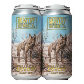 Cans of "Coyote" Hazy IPA 4-Pack