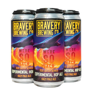 4 pack of Experimental Hop Ale on a white background