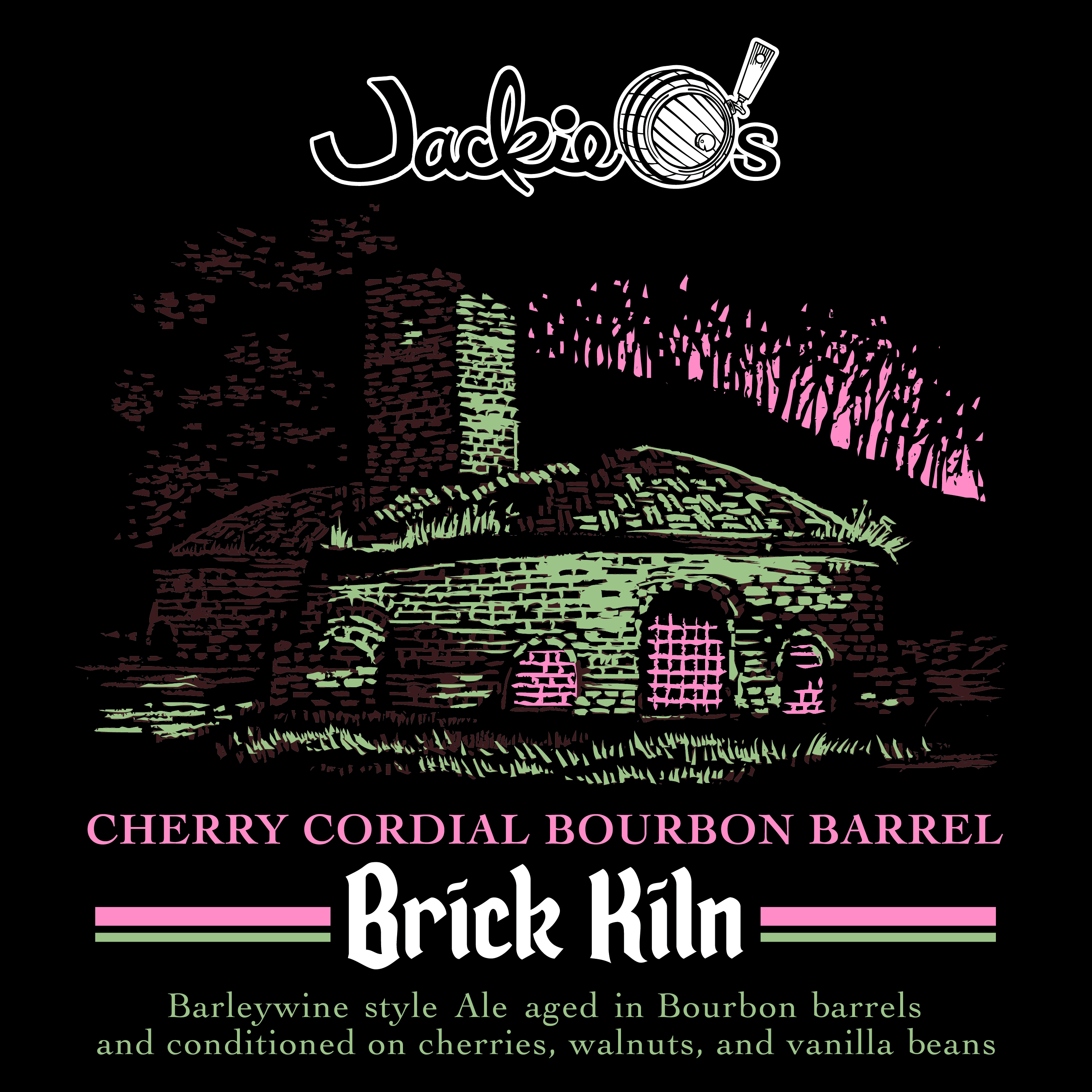 Jackie O’s Cherry Cordial Bourbon Barrel Brick Kiln- 4 Pack 