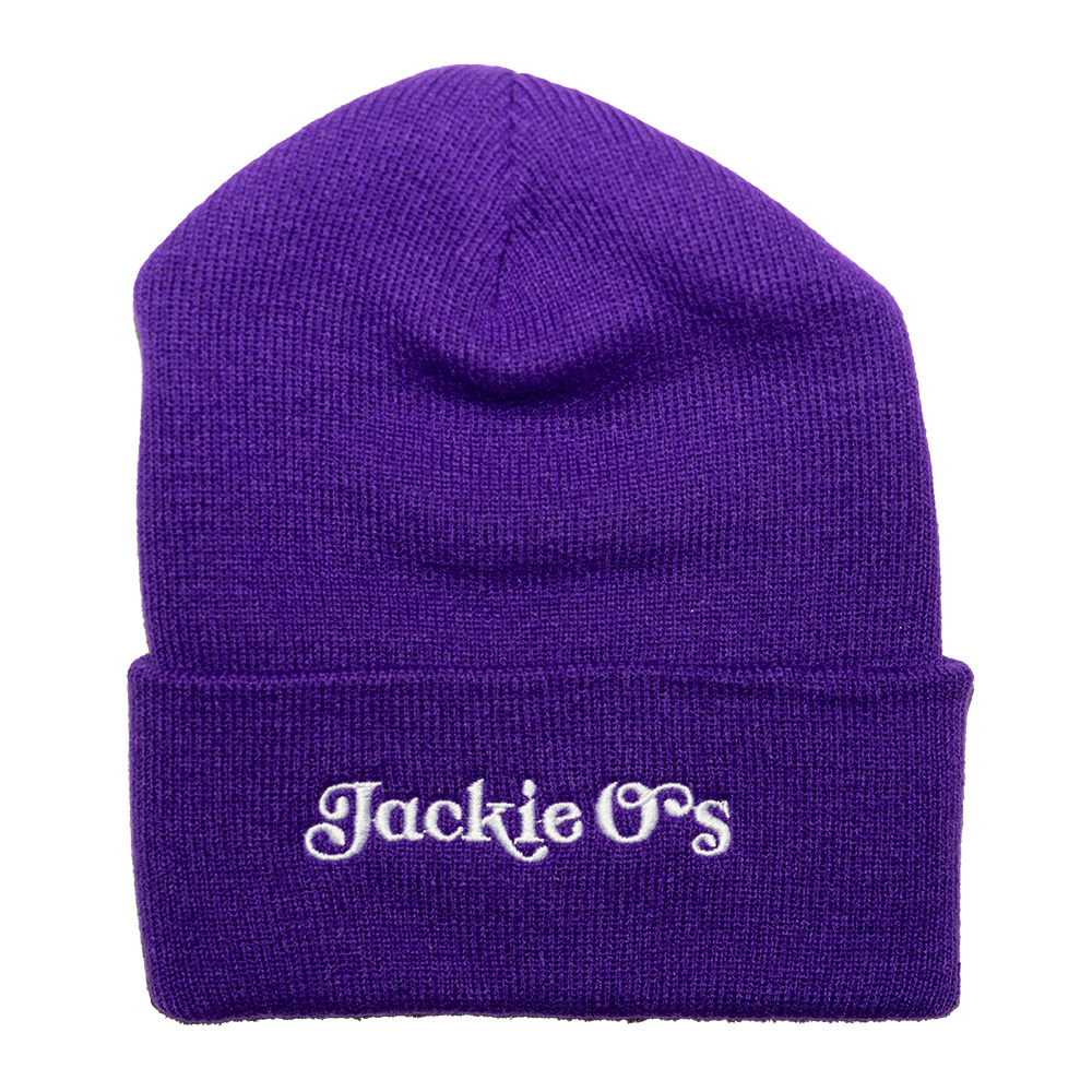 Purple Jackie O's Beanie