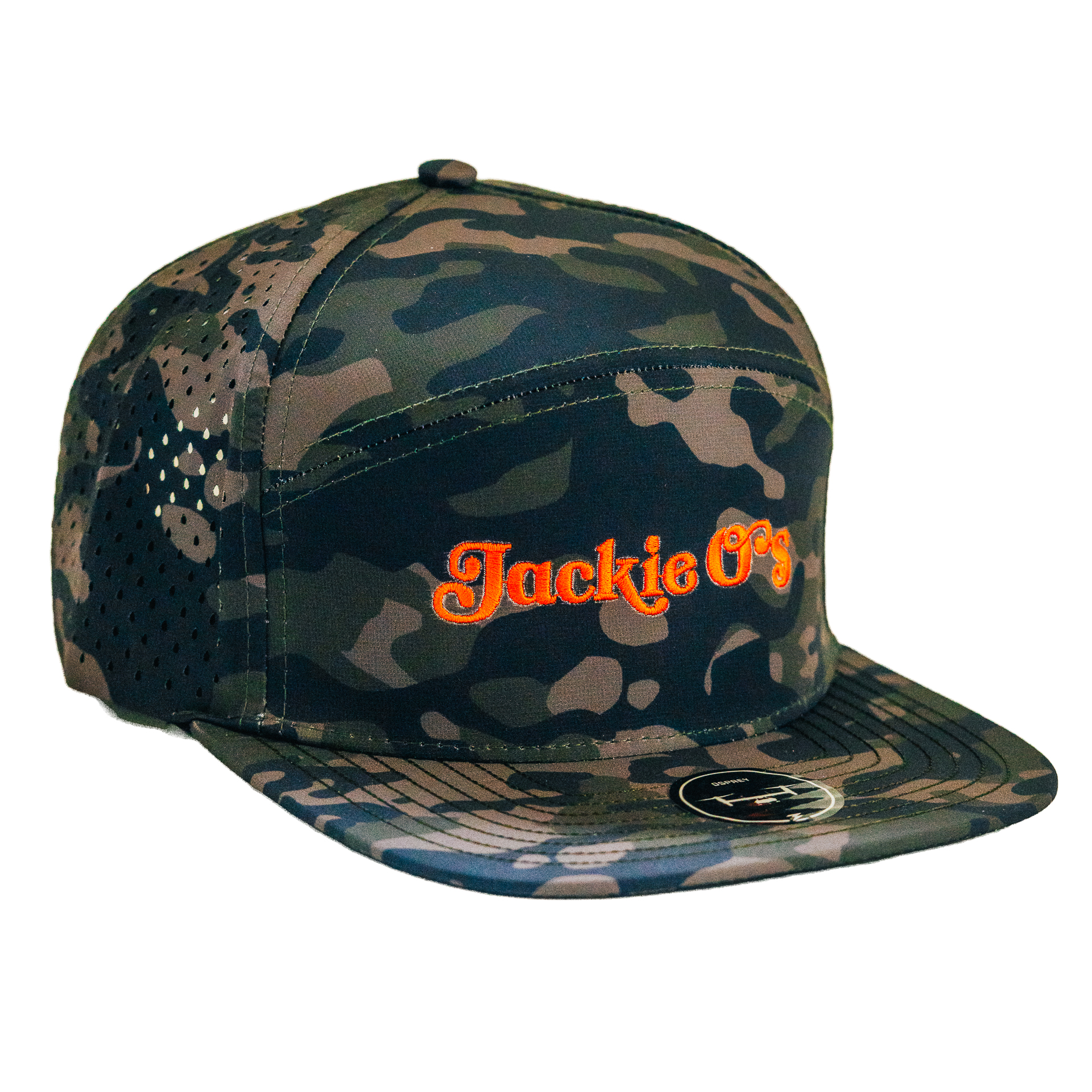 Camo 5 Panel Jackie O's Hat