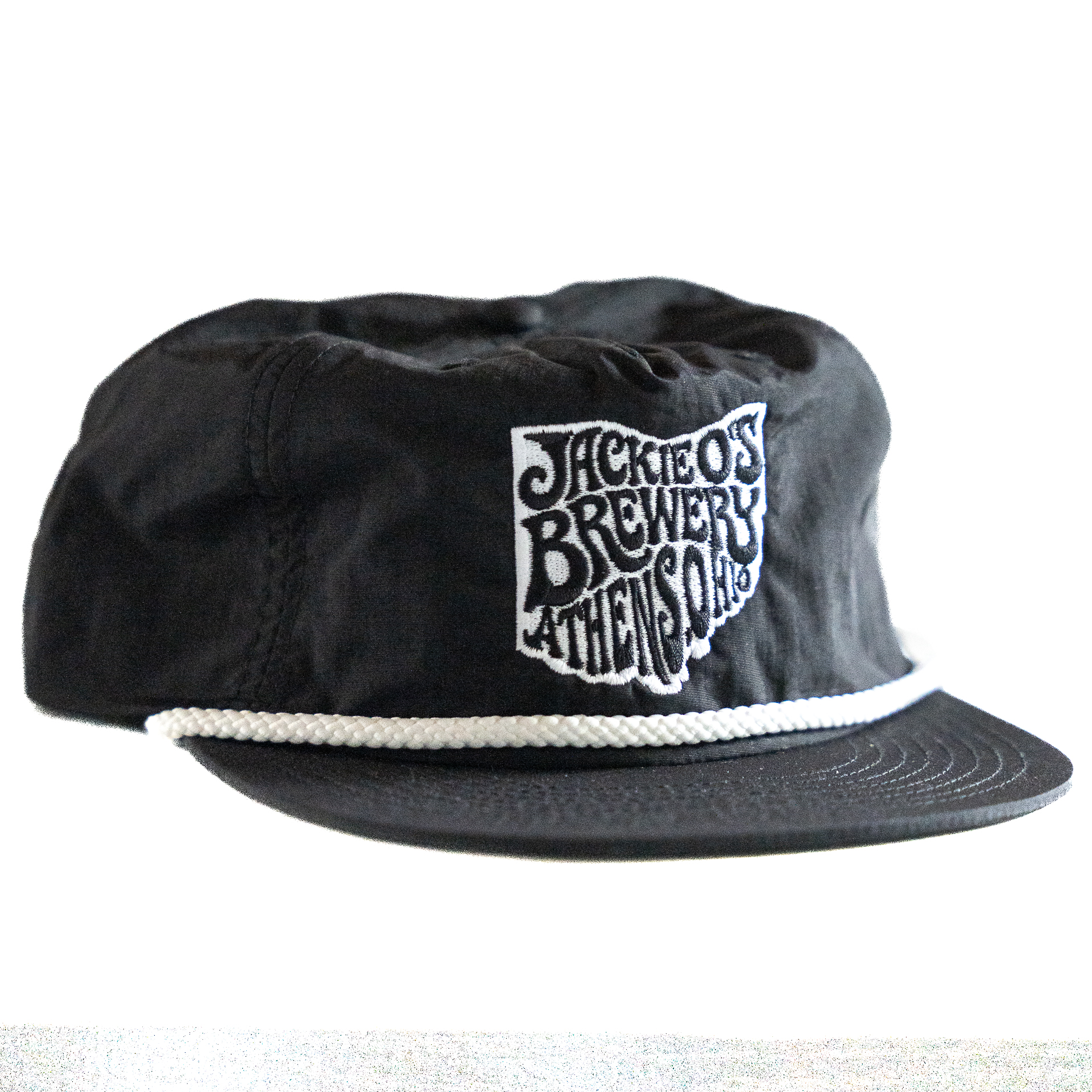 Black Ohio Logo Rope Hat