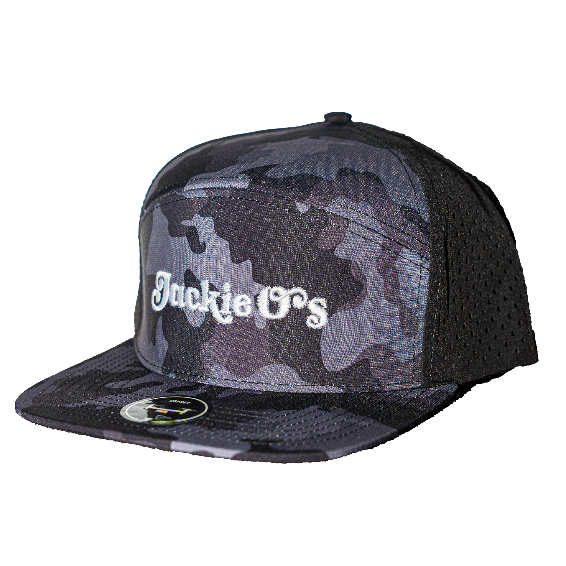 Black Camo Jackie O's Hat