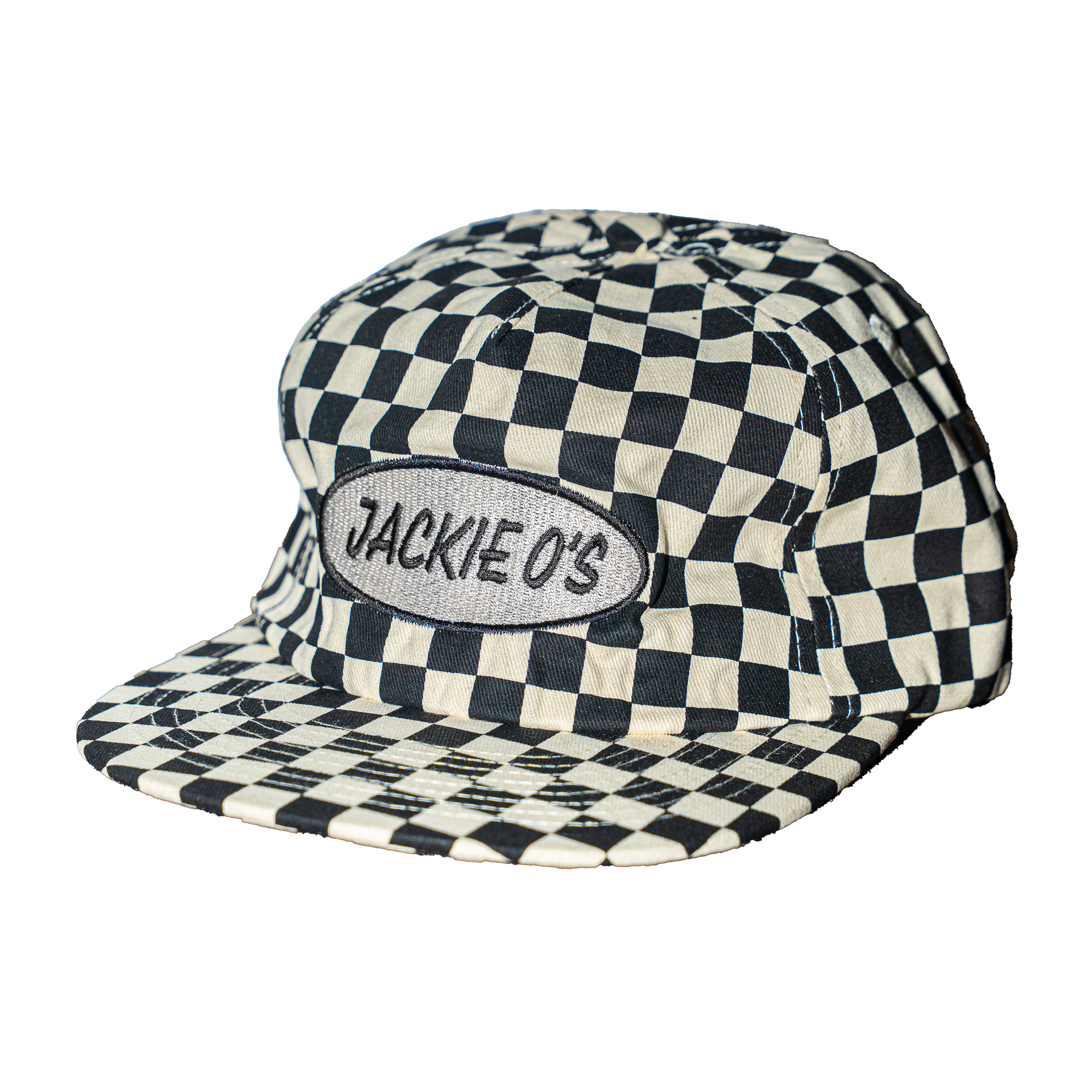Checkboard Jackie O's Hat
