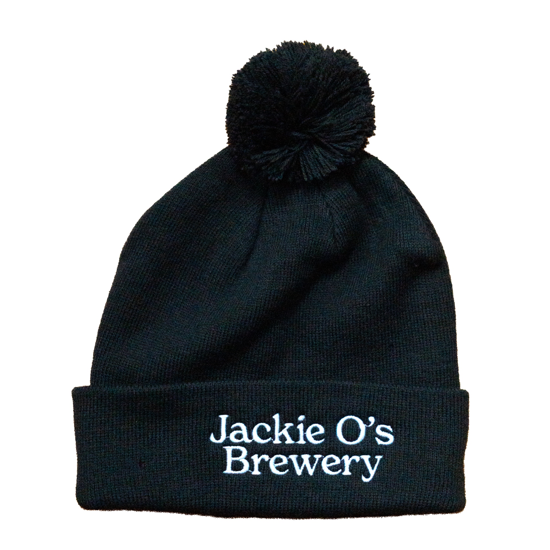 Black Pom Pom Beanie