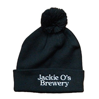 Black Pom Pom Beanie