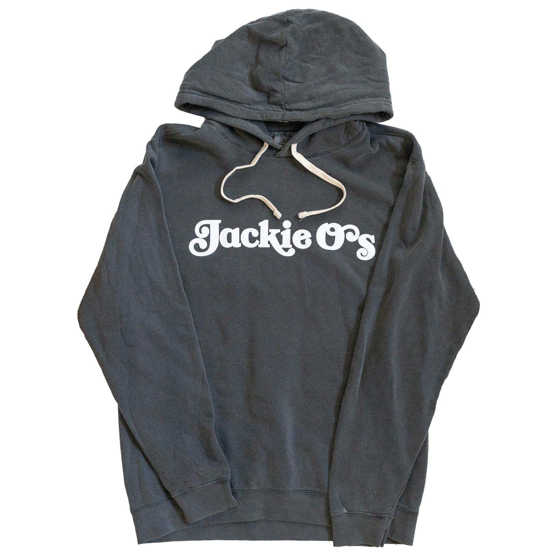 Faded Black Jackie O's Barrel Hoodie
