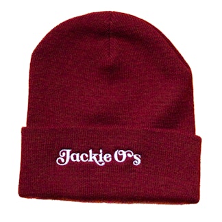 Maroon Jackie O's Beanie