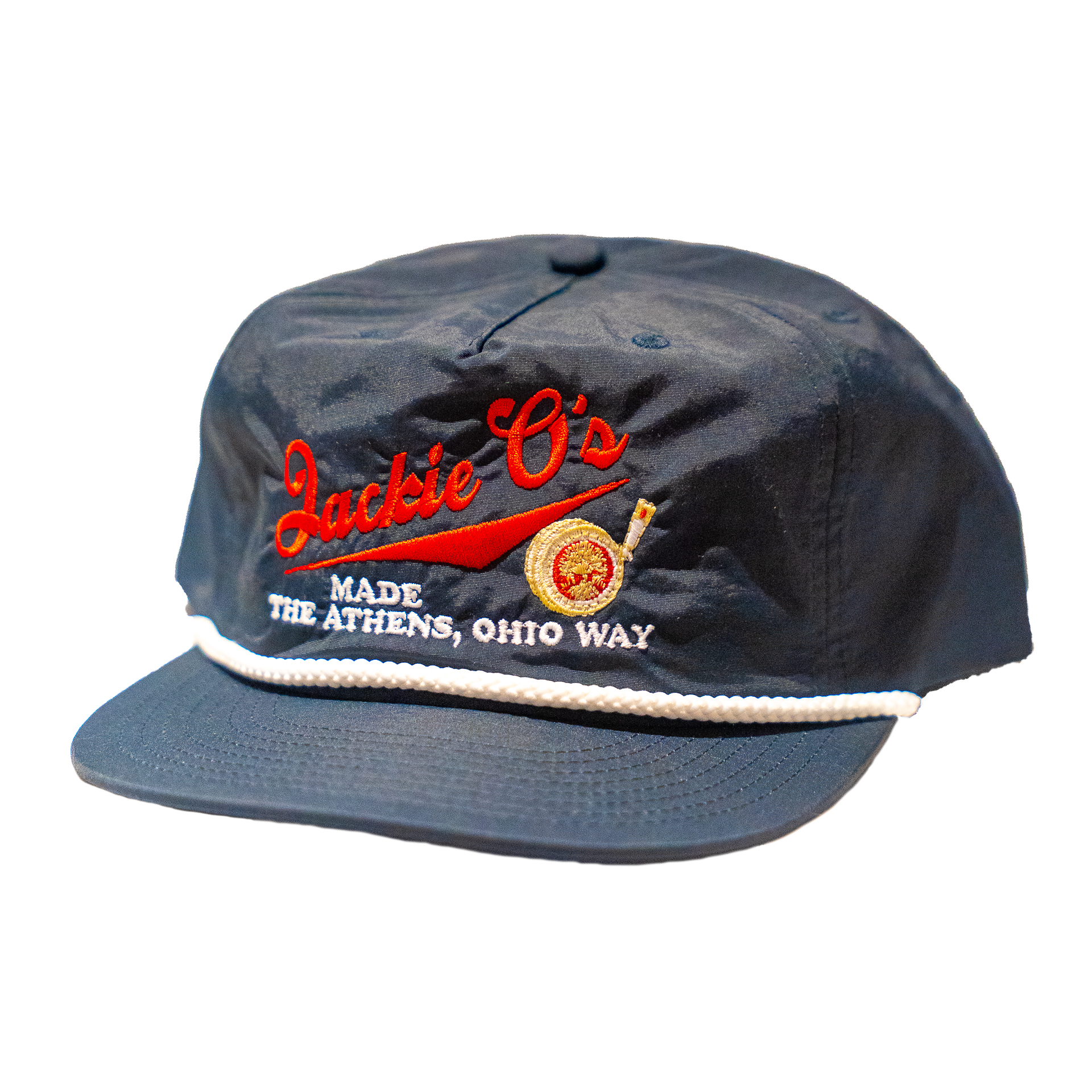 Navy Jackie O's Classic Rope Hat