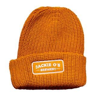 Orange Chunky Cuffed Beanie