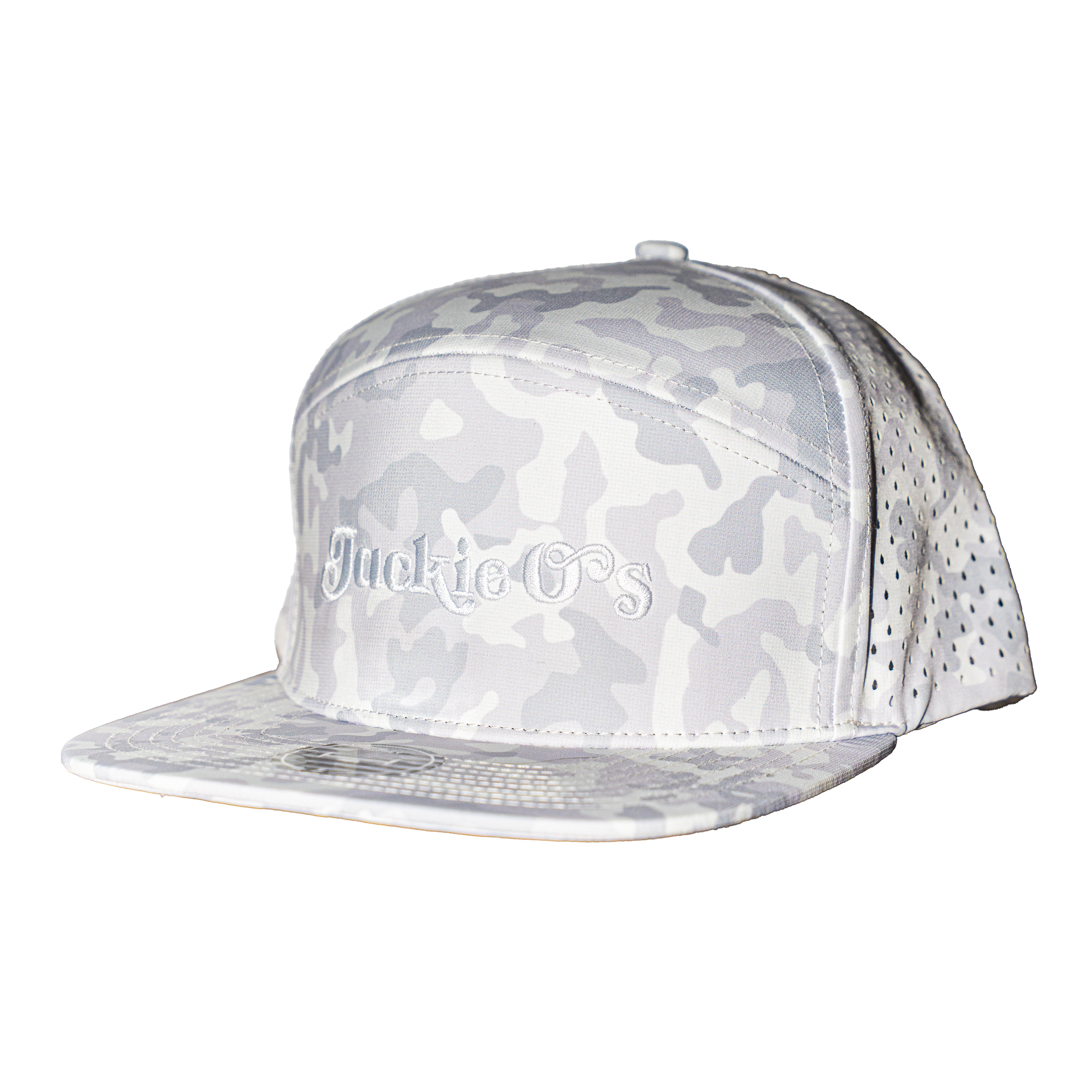 White Camo Jackie O's Hat