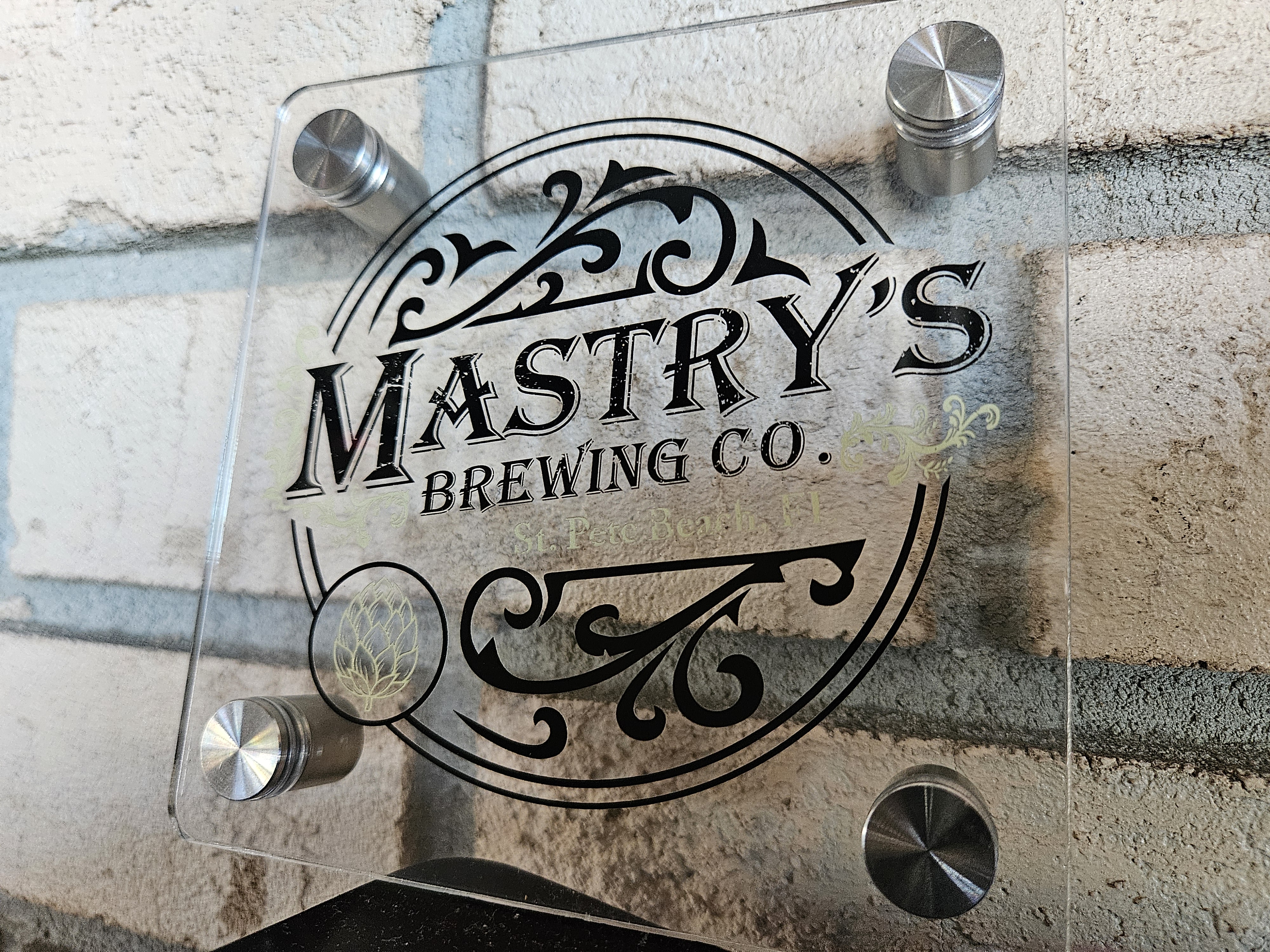Mastry’s Acrylic Sign
