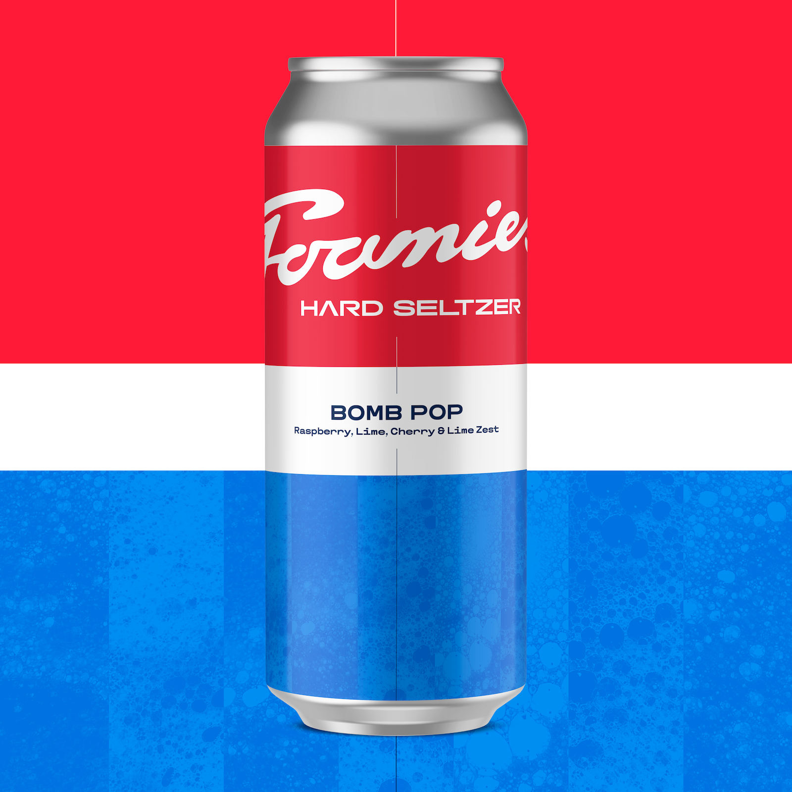 Bomb Pop (Foamies Hard Seltzer) - 4 Pack