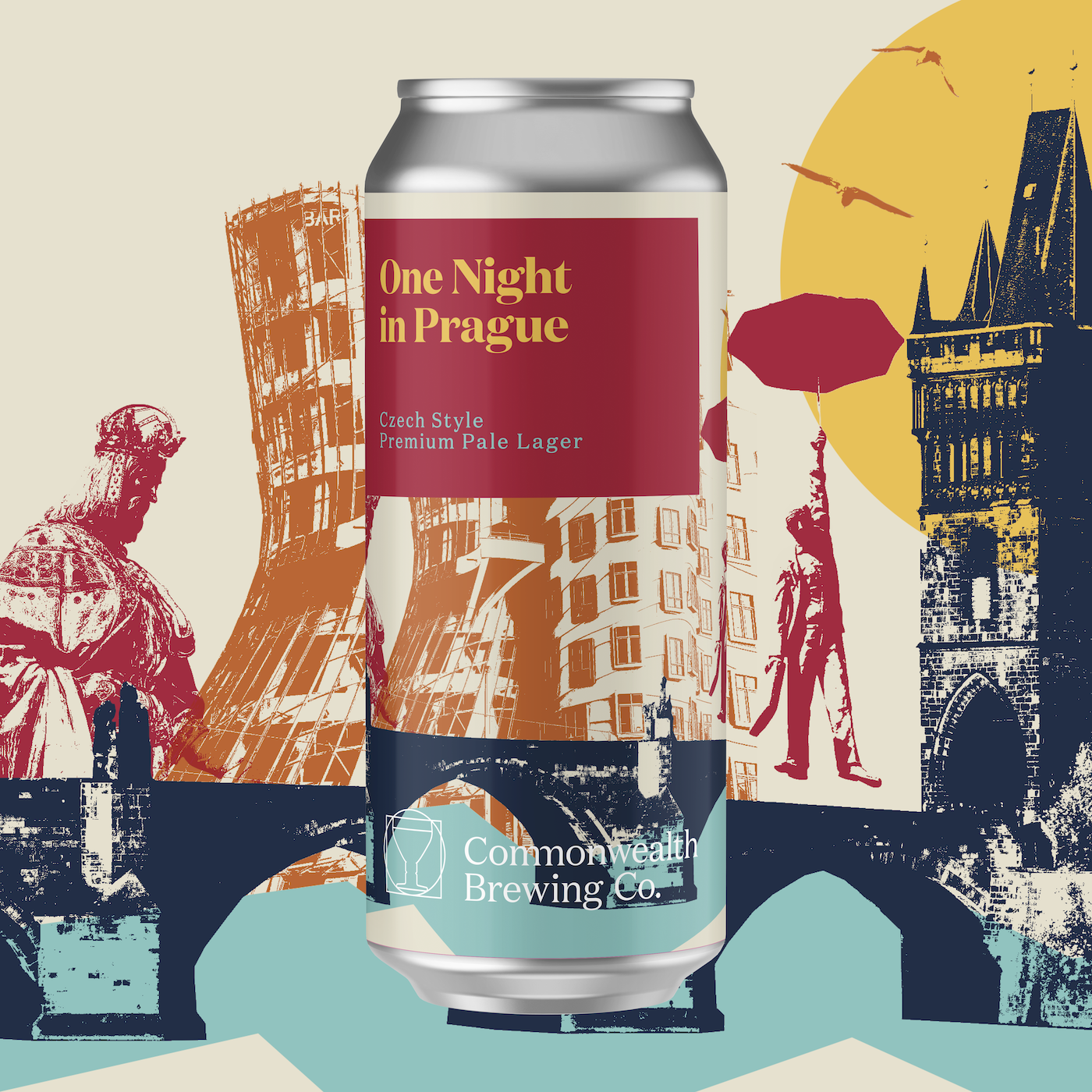 One Night In Prague (Czech Premium Lager)- 4 Pack