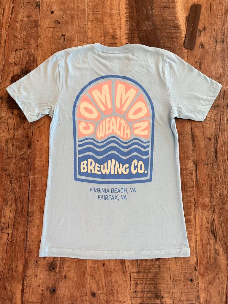 Ocean Blue Block Tee