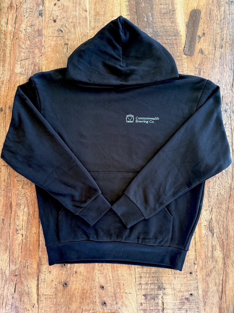 Black & Teal Hoodie