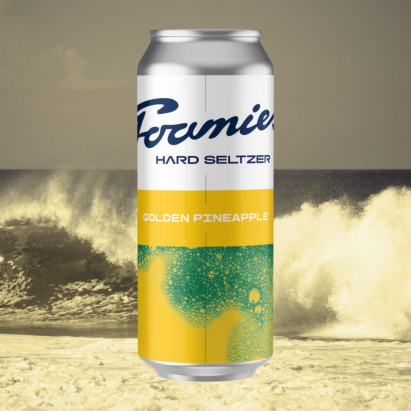 Golden Pineapple (Foamies Hard Seltzer) - 4 Pack