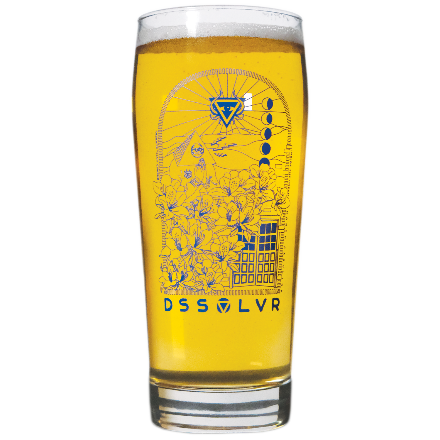 Flora Willi Becher Glass Blue