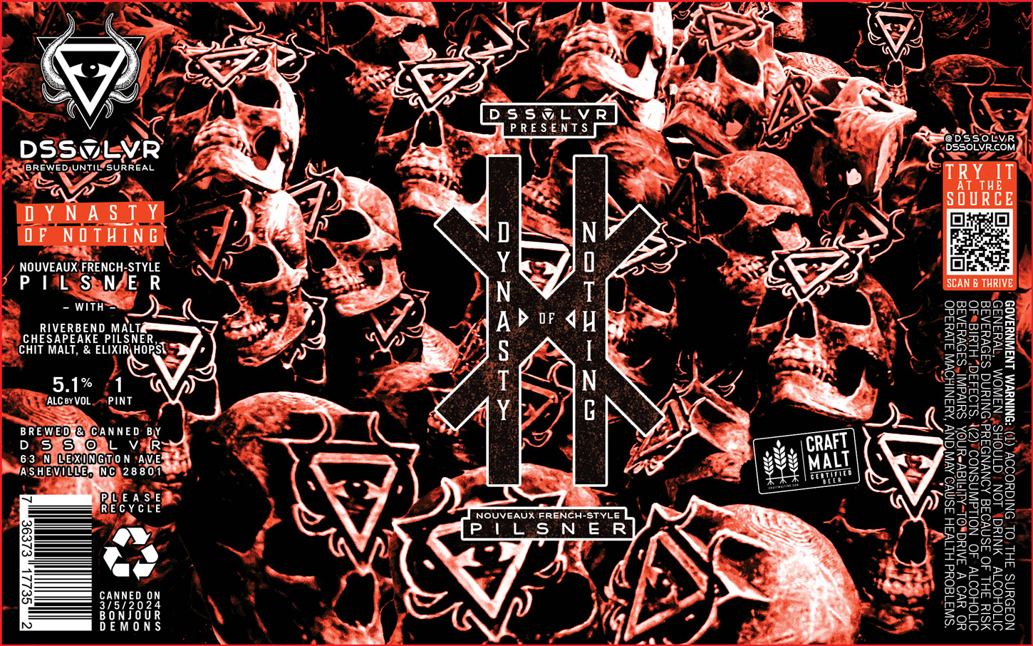 Dynasty of Nothing - Nouveaux French Pilsner | DSSOLVR Online Shop