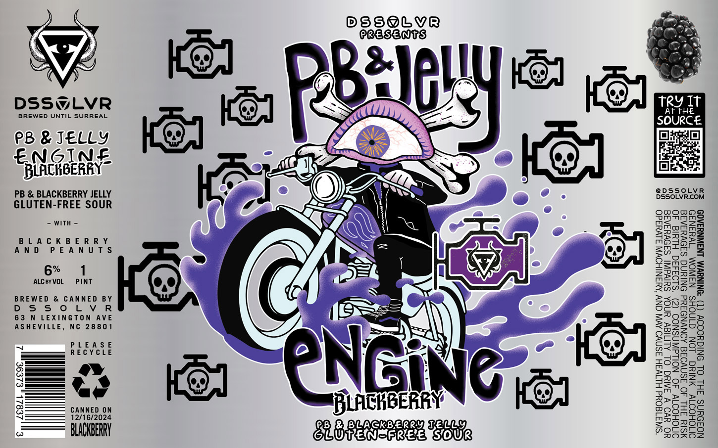 Pb & J Engine - PB&J Engine Blackberry GF Sour | DSSOLVR Online Shop