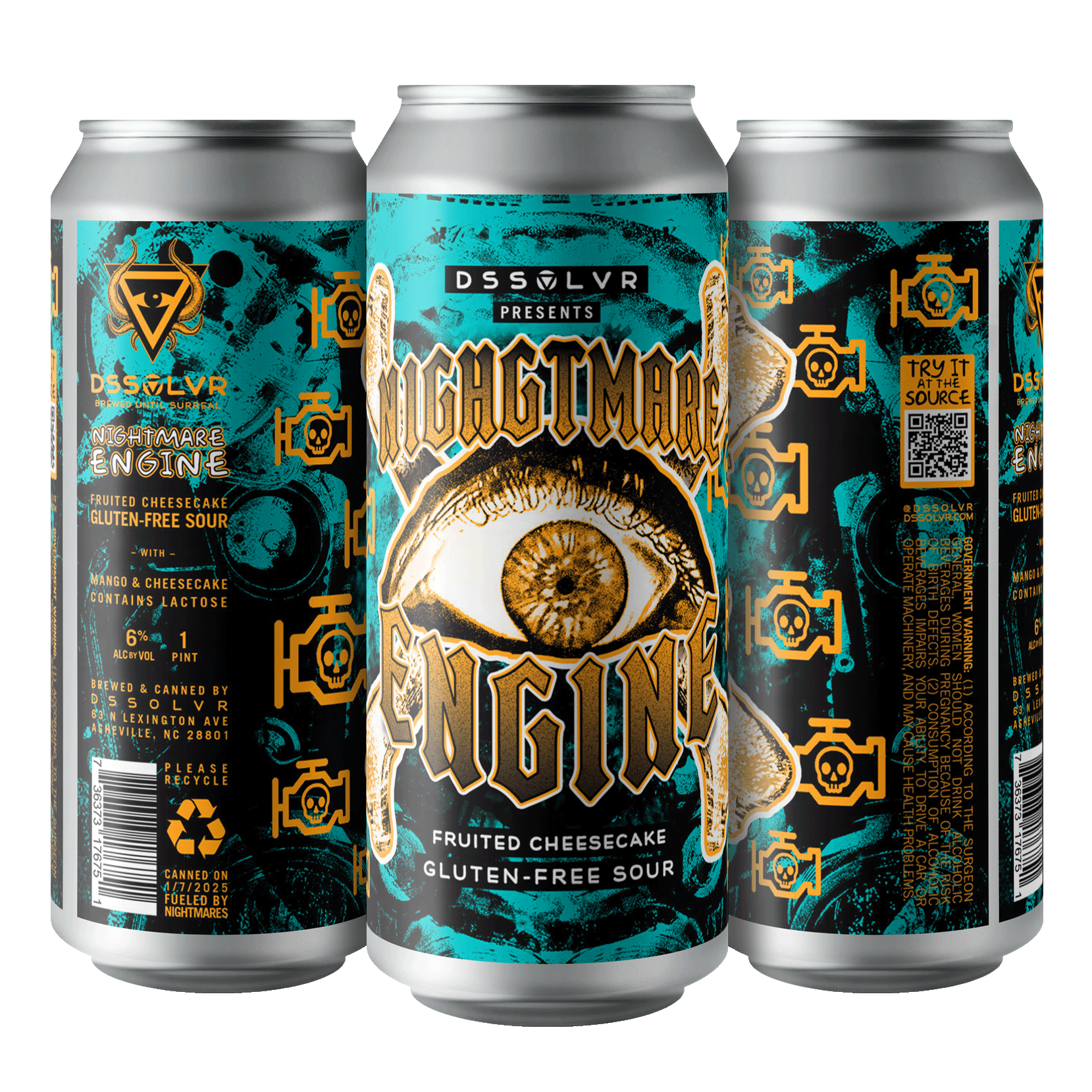 NIGHTMARE ENGINE - Mango Cheesecake GF Sour