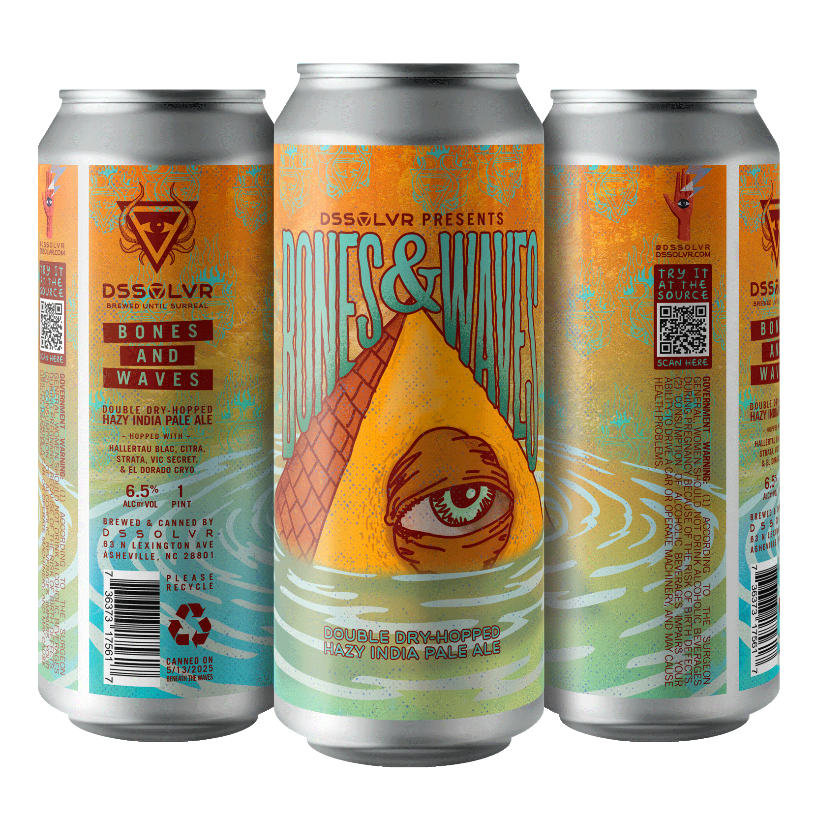 Bones & Waves - DDH Hazy IPA