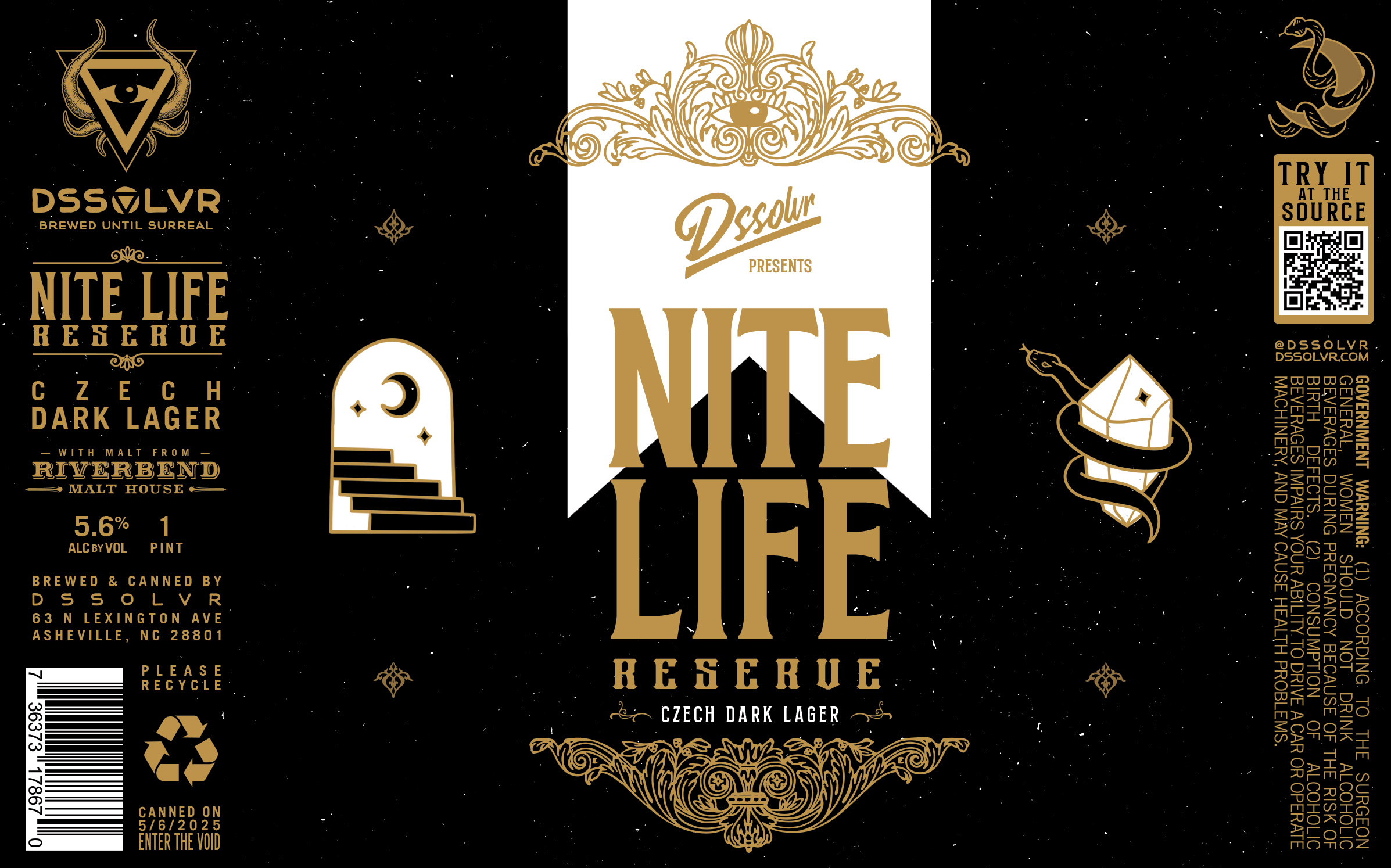 NITE LIFE Czech Dark Lager – 4-Pack | DSSOLVR Online Shop