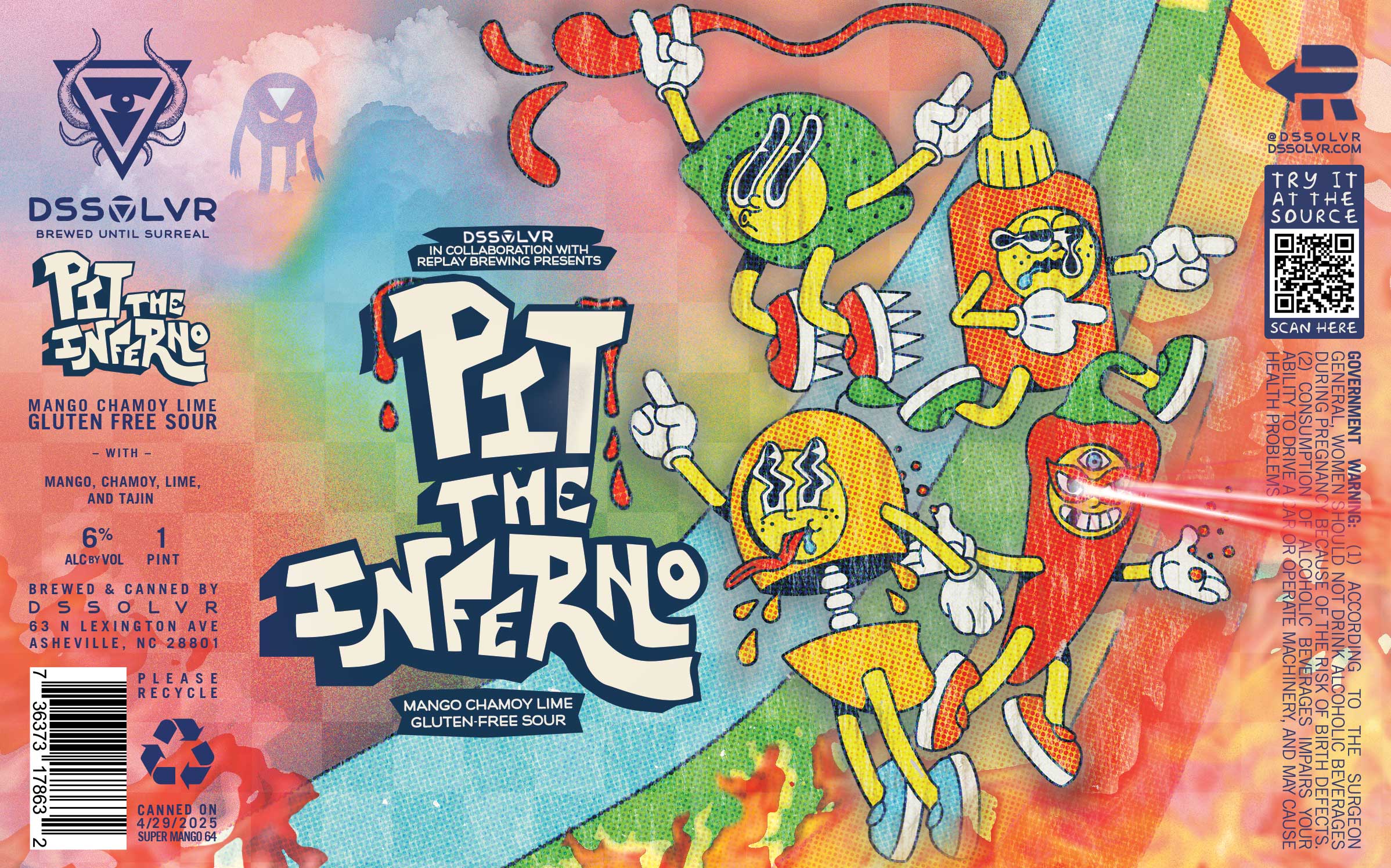 Pit the Inferno - Mango Chamoy Lime GF Sour | DSSOLVR Online Shop