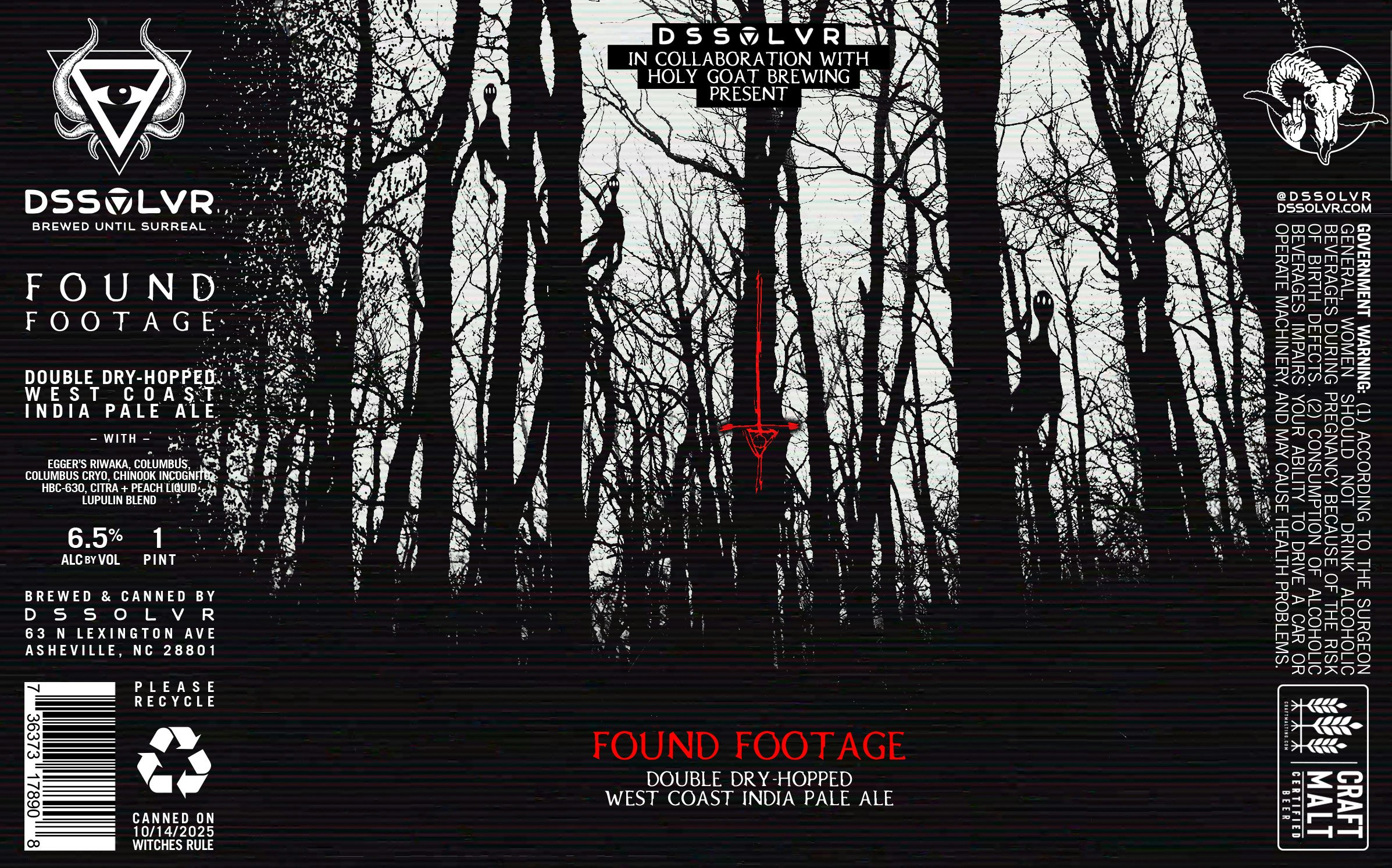 FOUND FOOTAGE - DDH West-Coast IPA