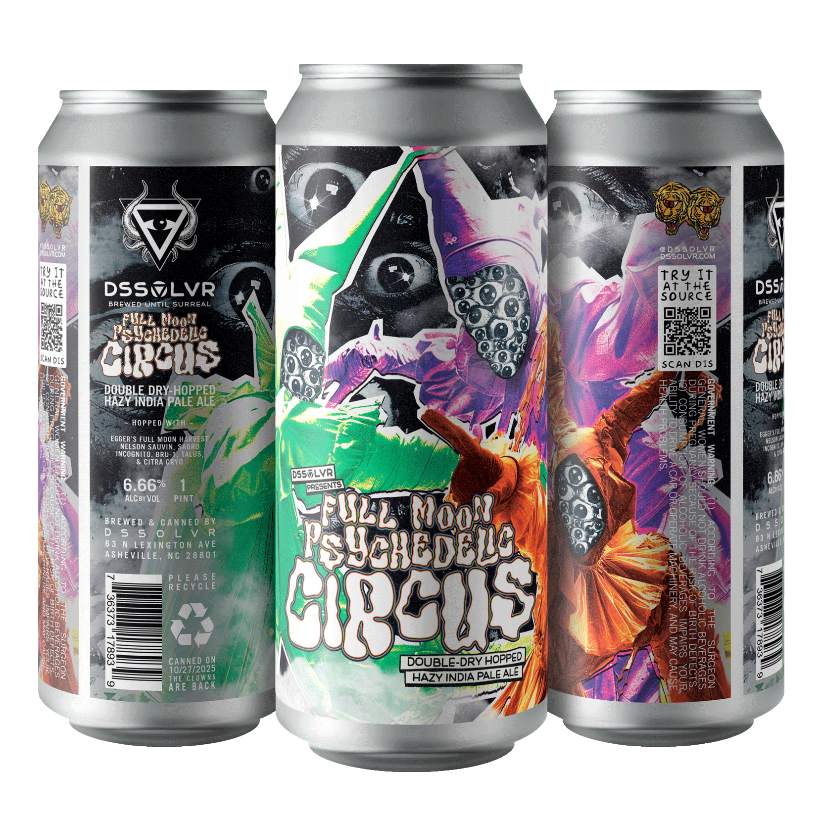 Full Moon Psychedelic Circus - DDH Hazy IPA
