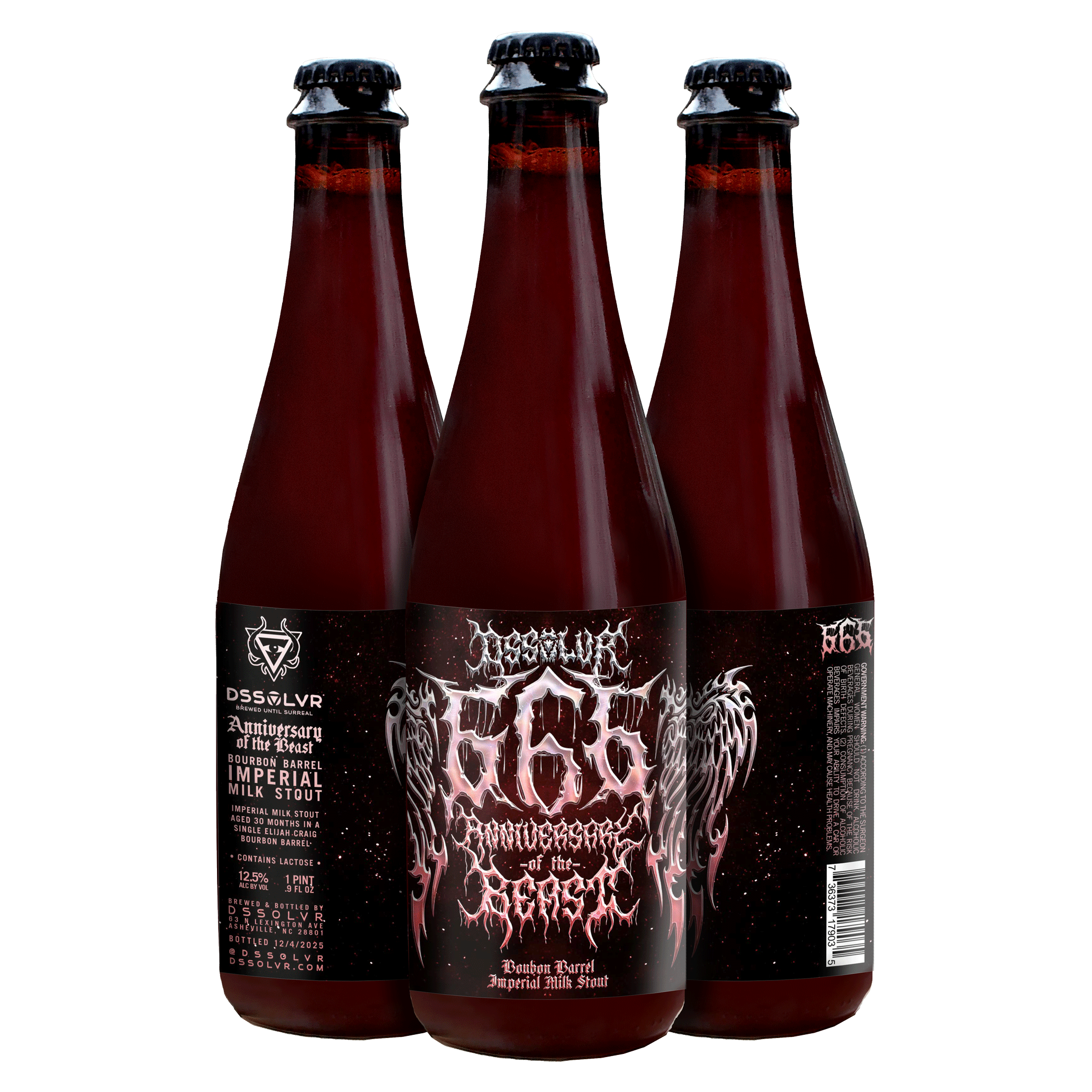 Anniversary Of The Beast 666 - BOURBON BARREL AGED IMPERIAL MILK STOUT