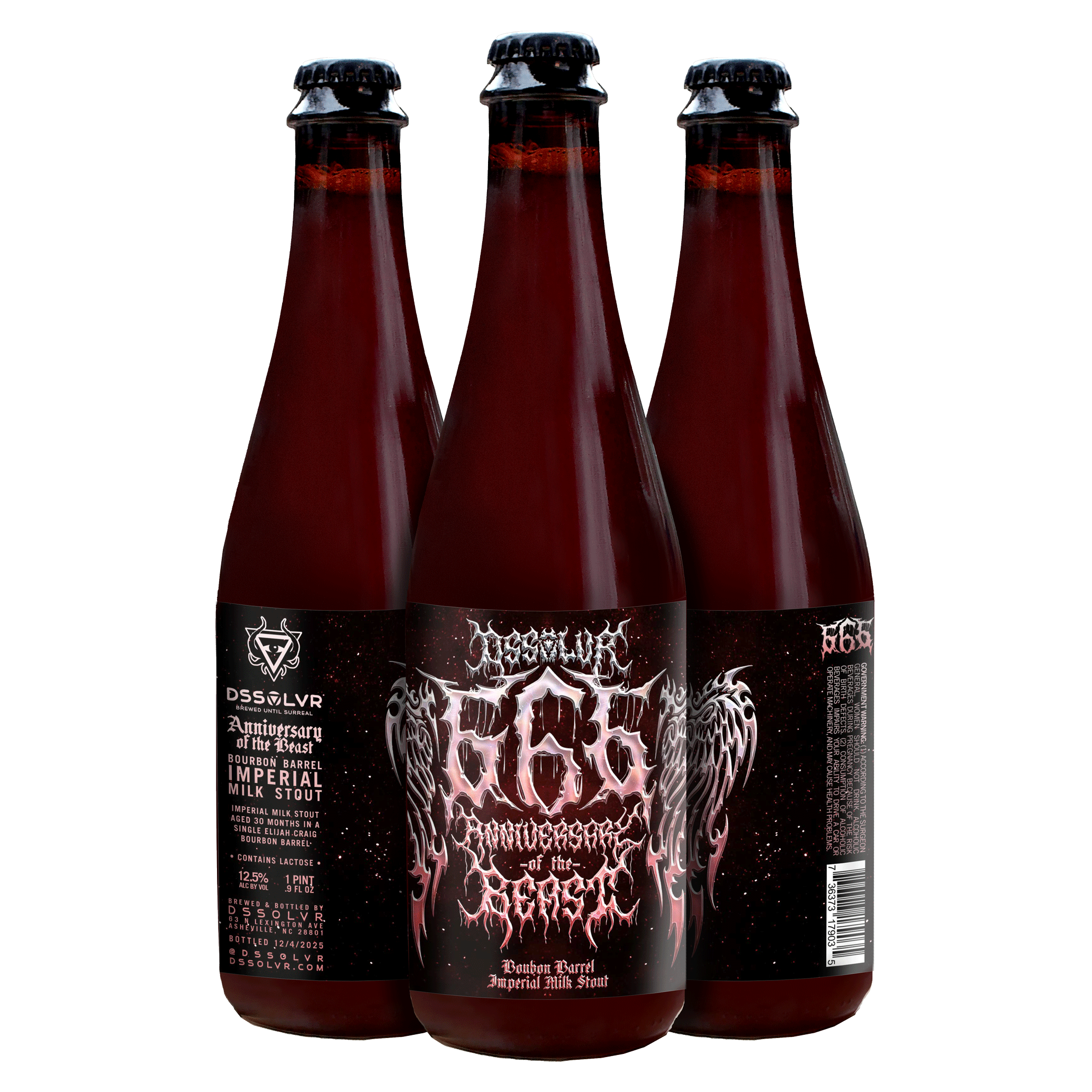Anniversary Of The Beast 666 - BOURBON BARREL AGED IMPERIAL MILK STOUT