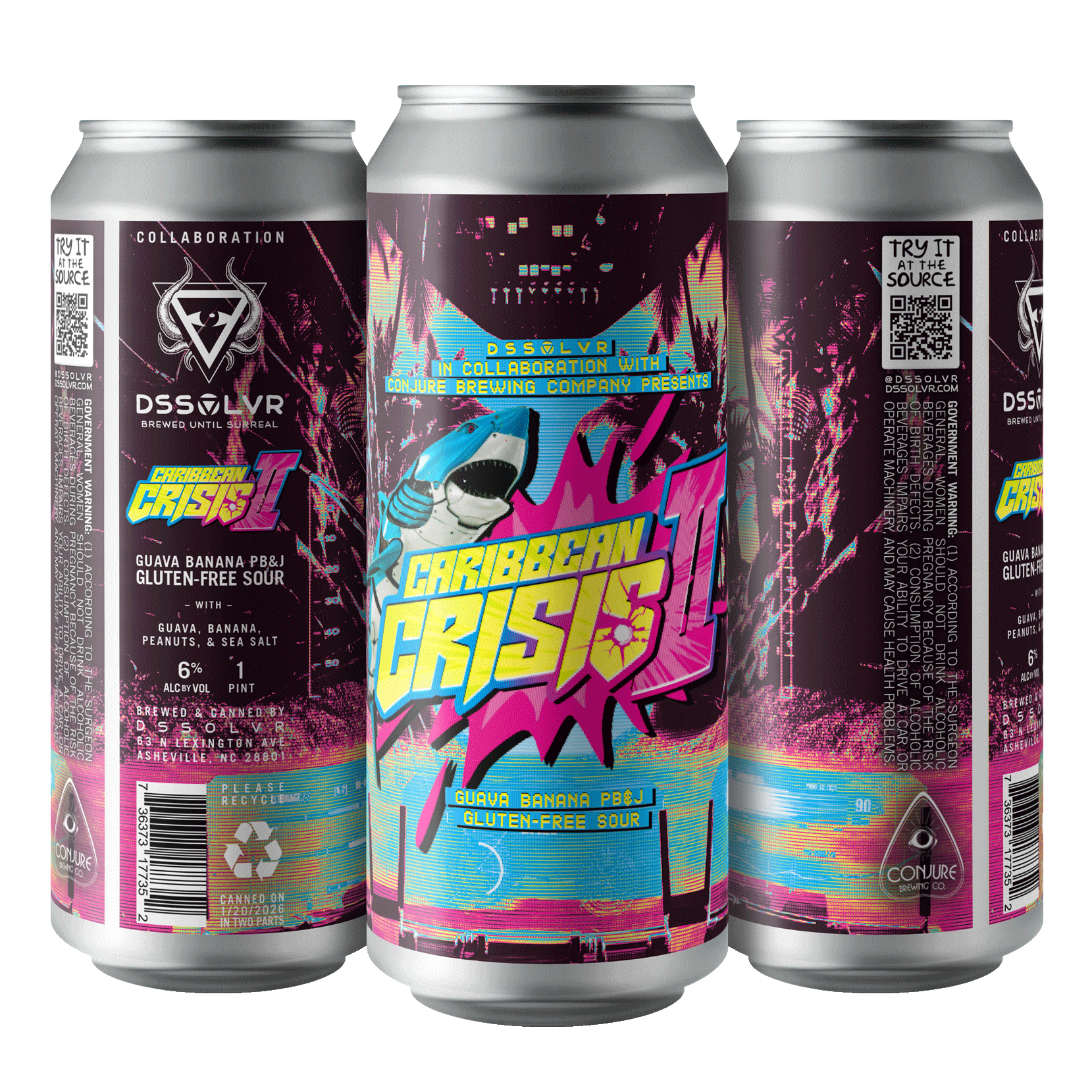 CARIBBEAN CRISIS 2 - GF GUAVA BANANA PB&J SOUR