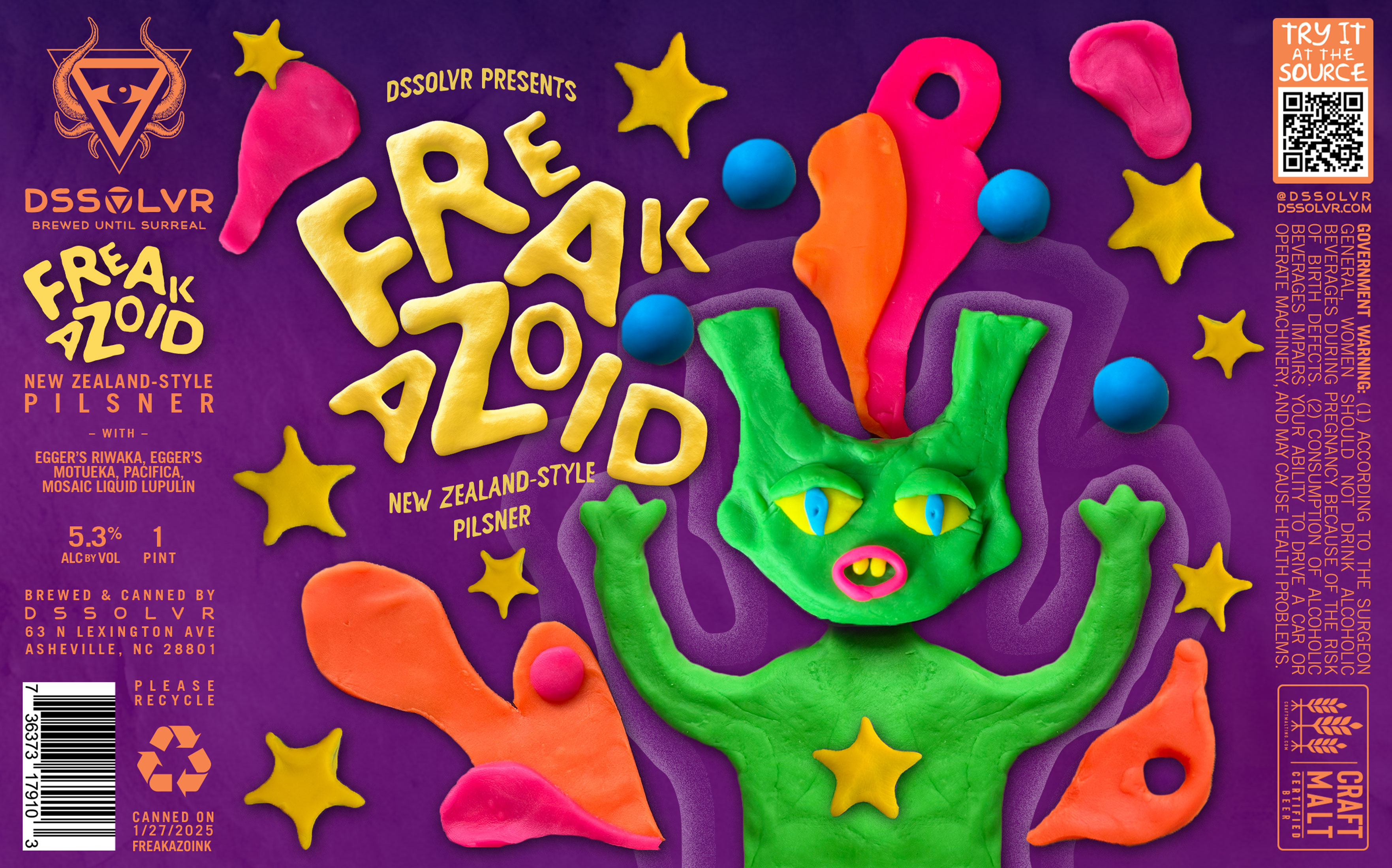 Freakazoid - New Zealand Pilsner | DSSOLVR Online Shop