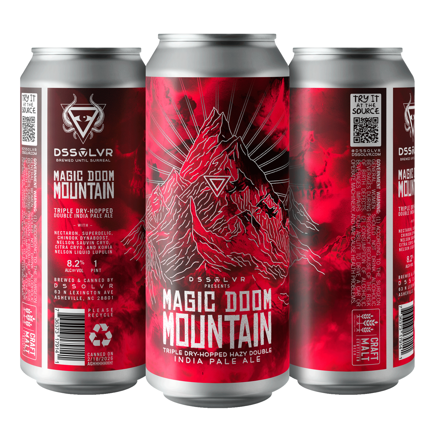 Magic Doom Mountain - Triple Dry-Hopped Double IPA