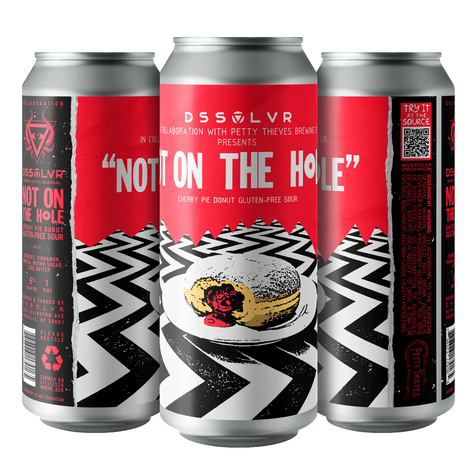 Not On The Hole - Cherry Pie Donut GF Sour