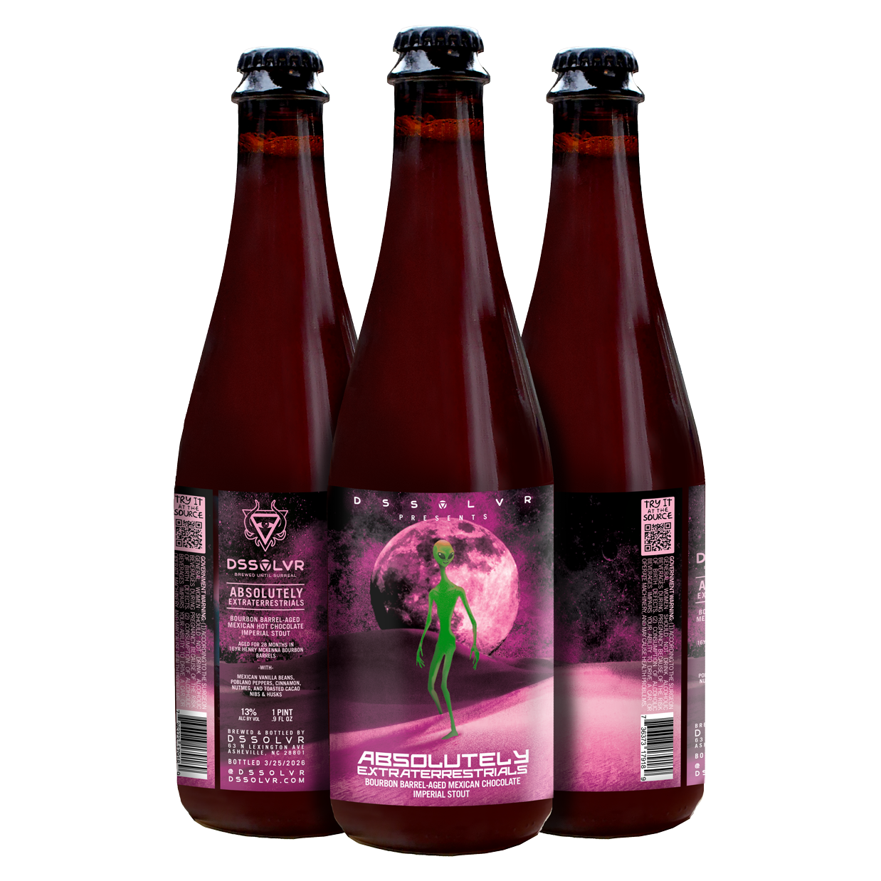 Absolutely Extraterrestrials - BBA Mexican Chocolate Cake Stout