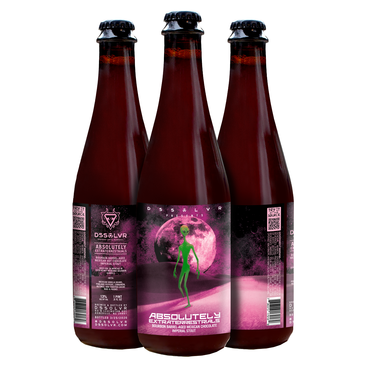 Absolutely Extraterrestrials - BBA Mexican Chocolate Cake Stout