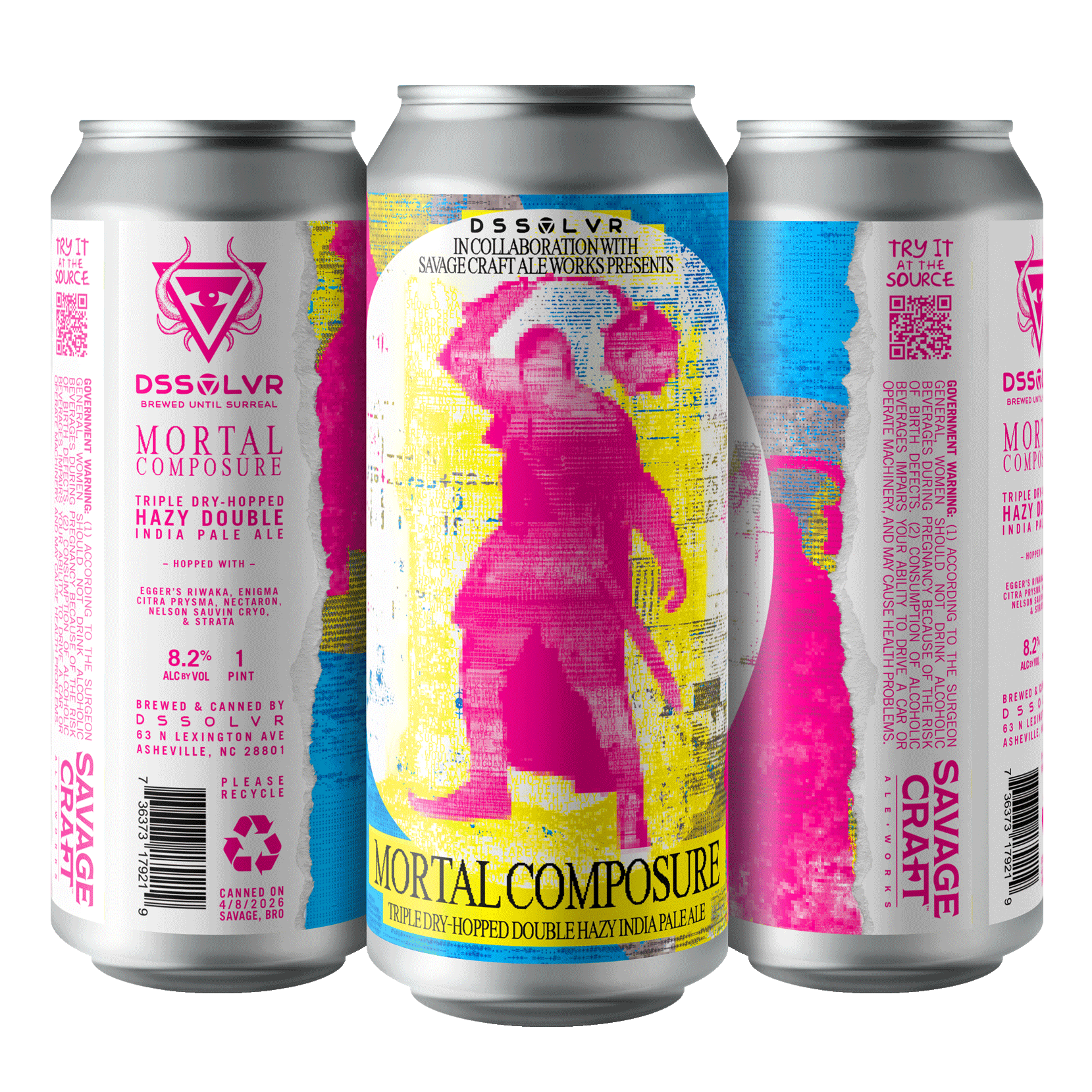 Mortal Composure - Triple Dry-Hopped Double Hazy IPA