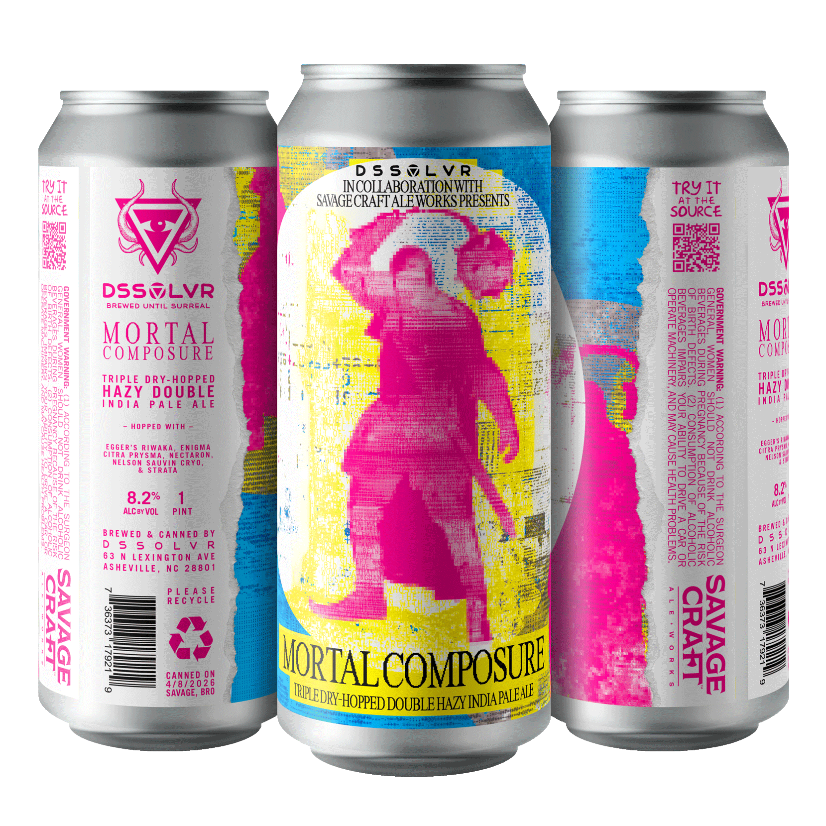 Mortal Composure - Triple Dry-Hopped Double Hazy IPA