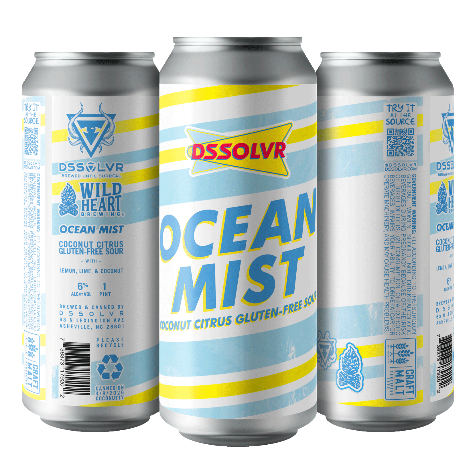 Ocean Mist - Coconut Citrus Gluten-Free Sour
