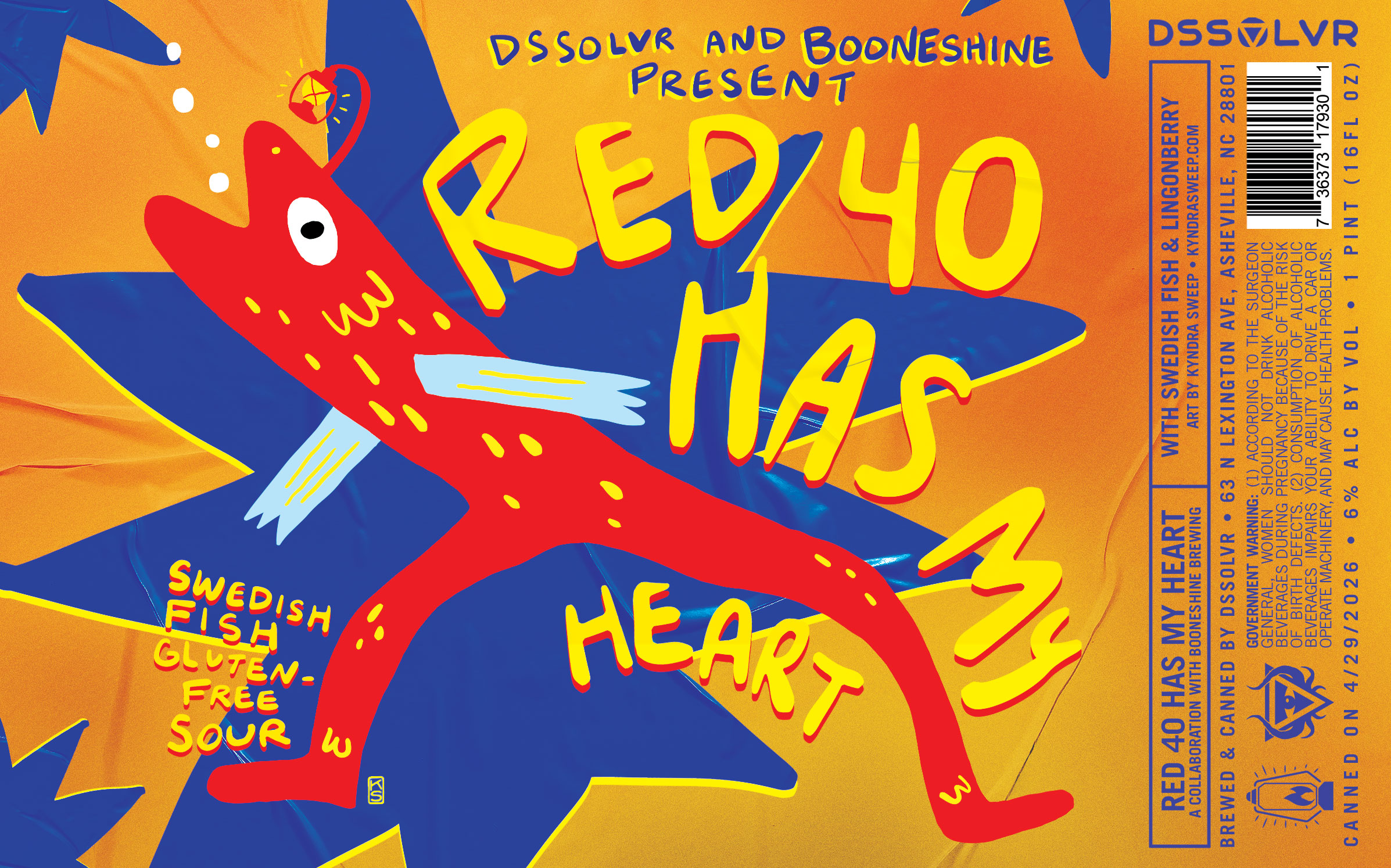 Red 40 Has My Heart - Sweedish Fish Gluten-Free Sour | DSSOLVR