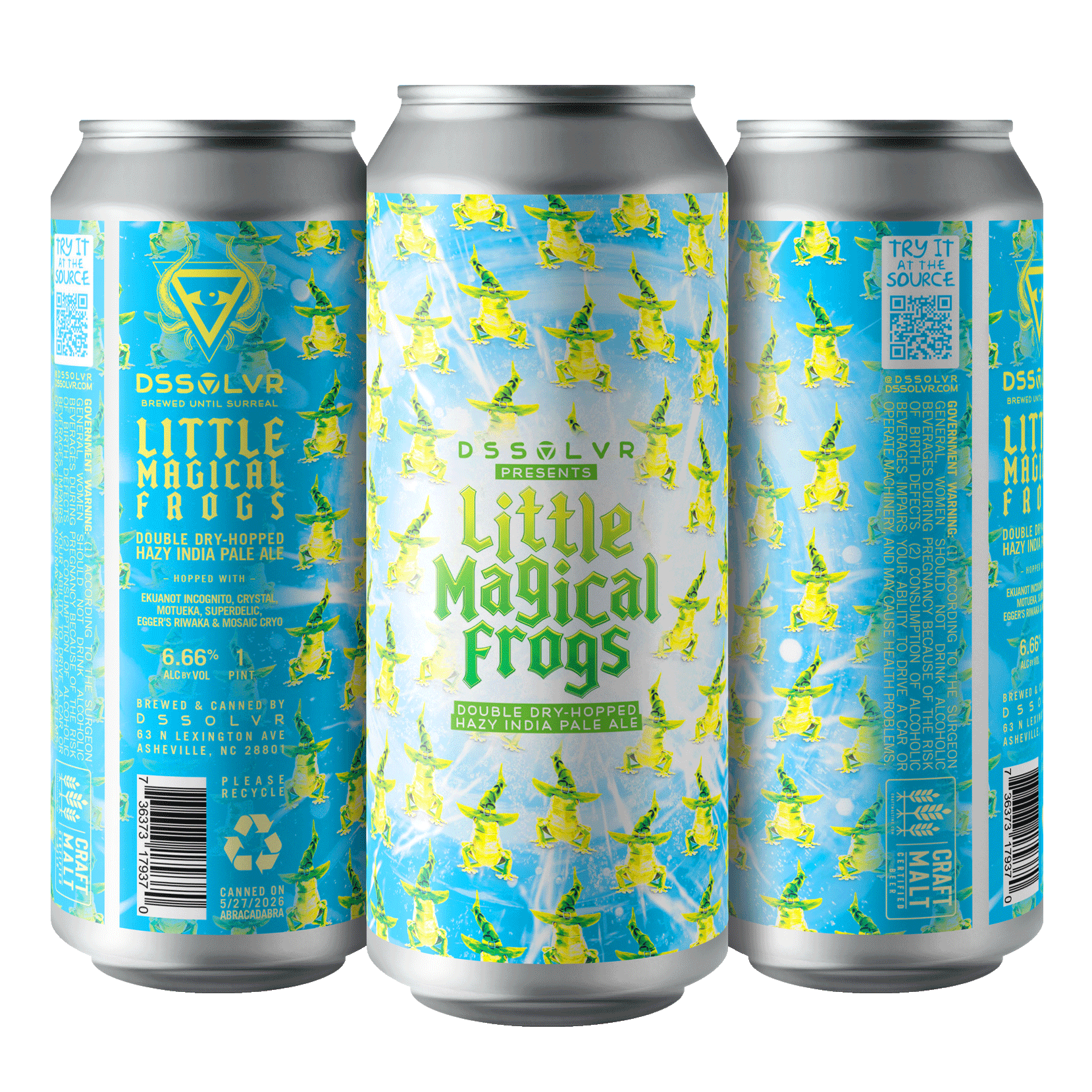Little Wizard Frogs - DDH Hazy IPA
