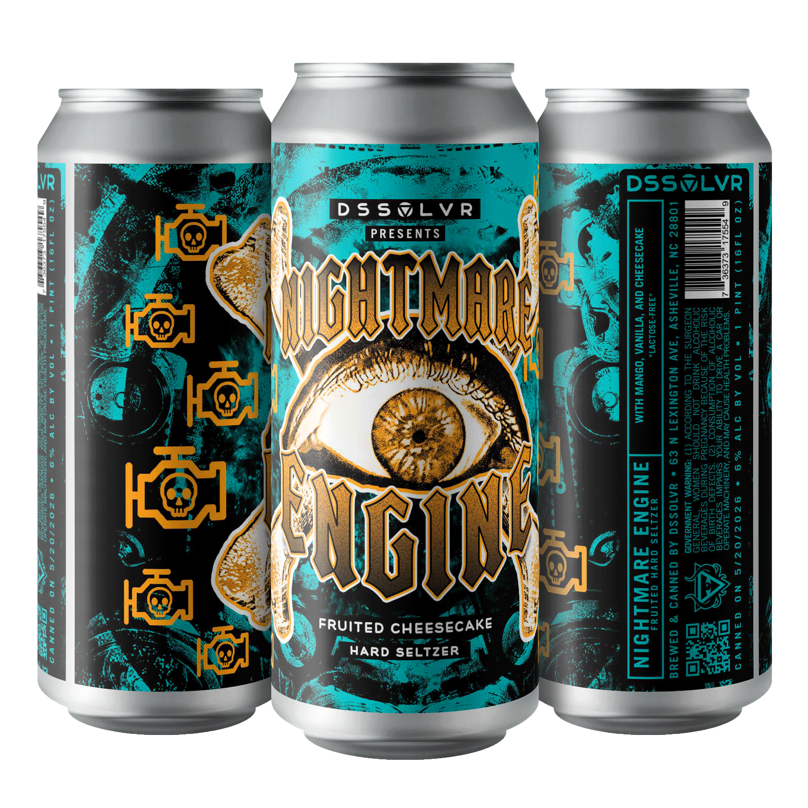 NIGHTMARE ENGINE - Mango Cheesecake GF Sour