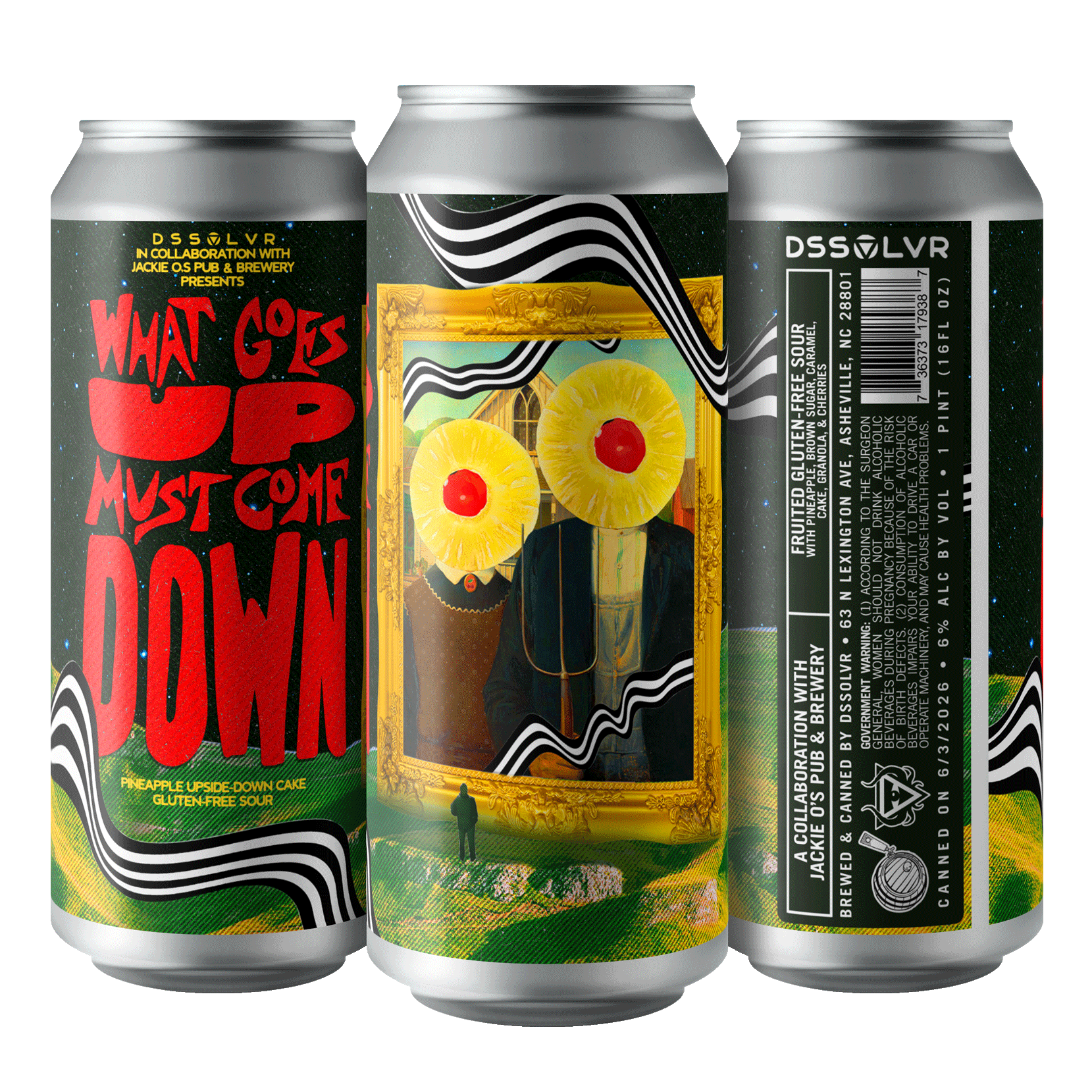 What Goes Up - Pineapple Upside-Down Cake GF Sour