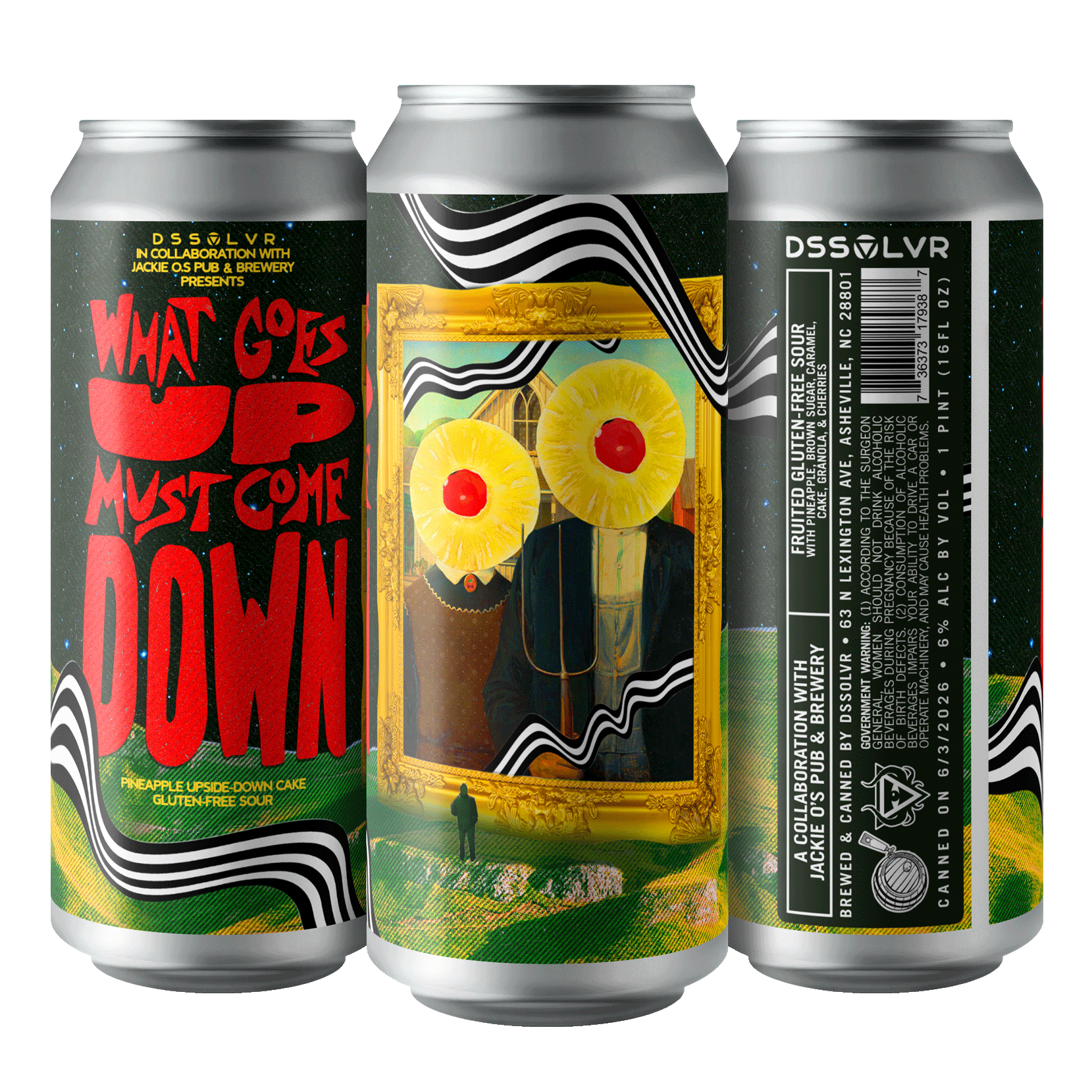 What Goes Up - Pineapple Upside-Down Cake GF Sour